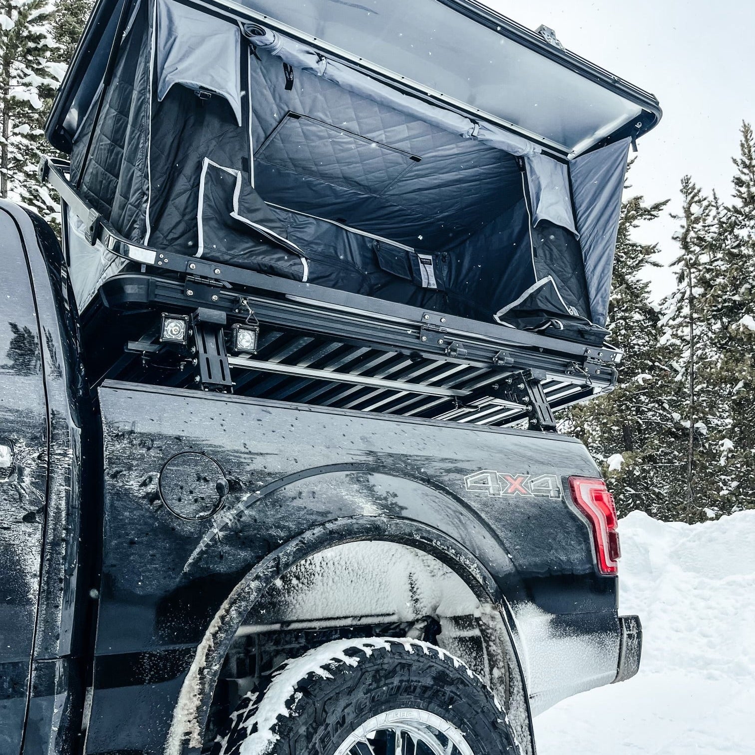 F150, F250, F350 - Bed Rack For Covers with T-slots