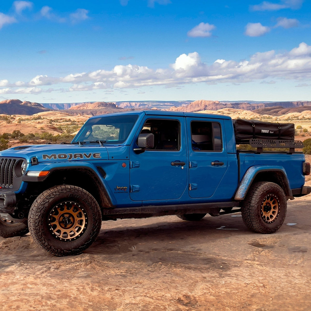 Jeep Gladiator (2019-Present), Low Profile Bed Rack - Spirit of 1876 - BillieBars