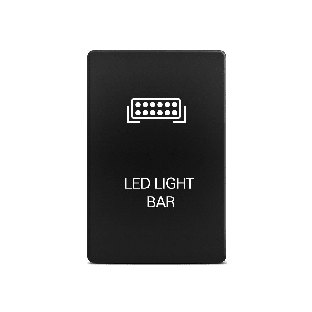 Small Style Toyota OEM Style "LED LIGHT BAR" Switch - Spirit of 1876Dealers of Cali Raised LED