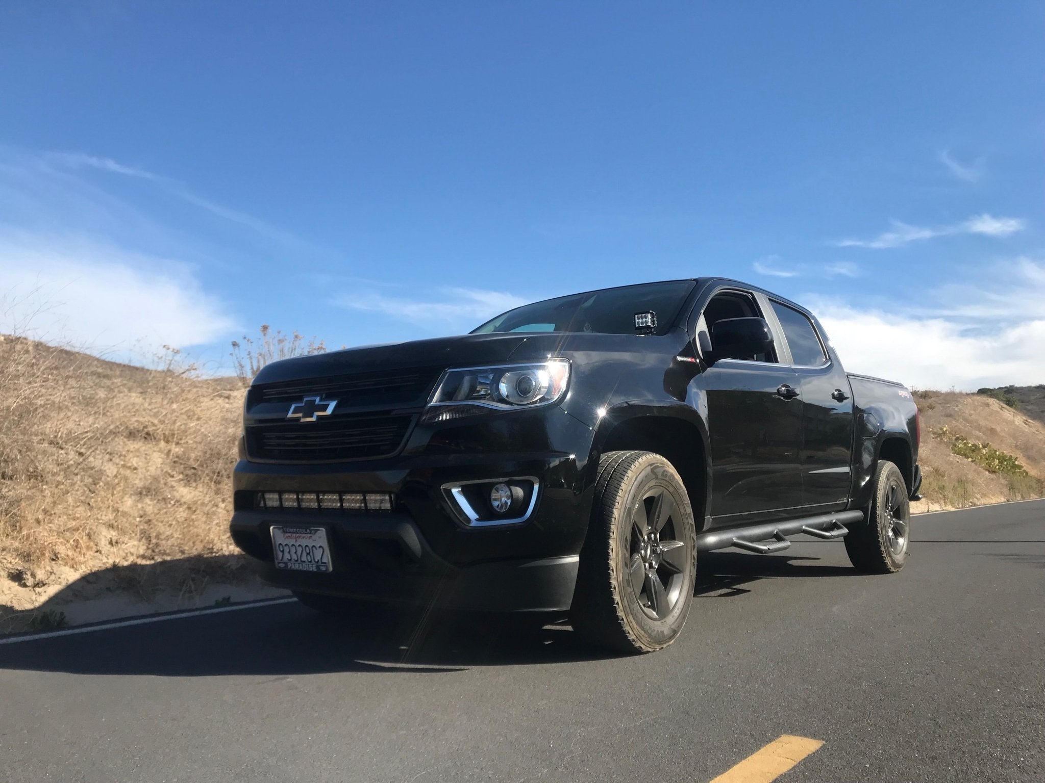 32" Lower Bumper Hidden LED Light Bar Brackets Kit For 2014 - 2022 Chevy Colorado - Spirit of 1876Dealers of Cali Raised LED