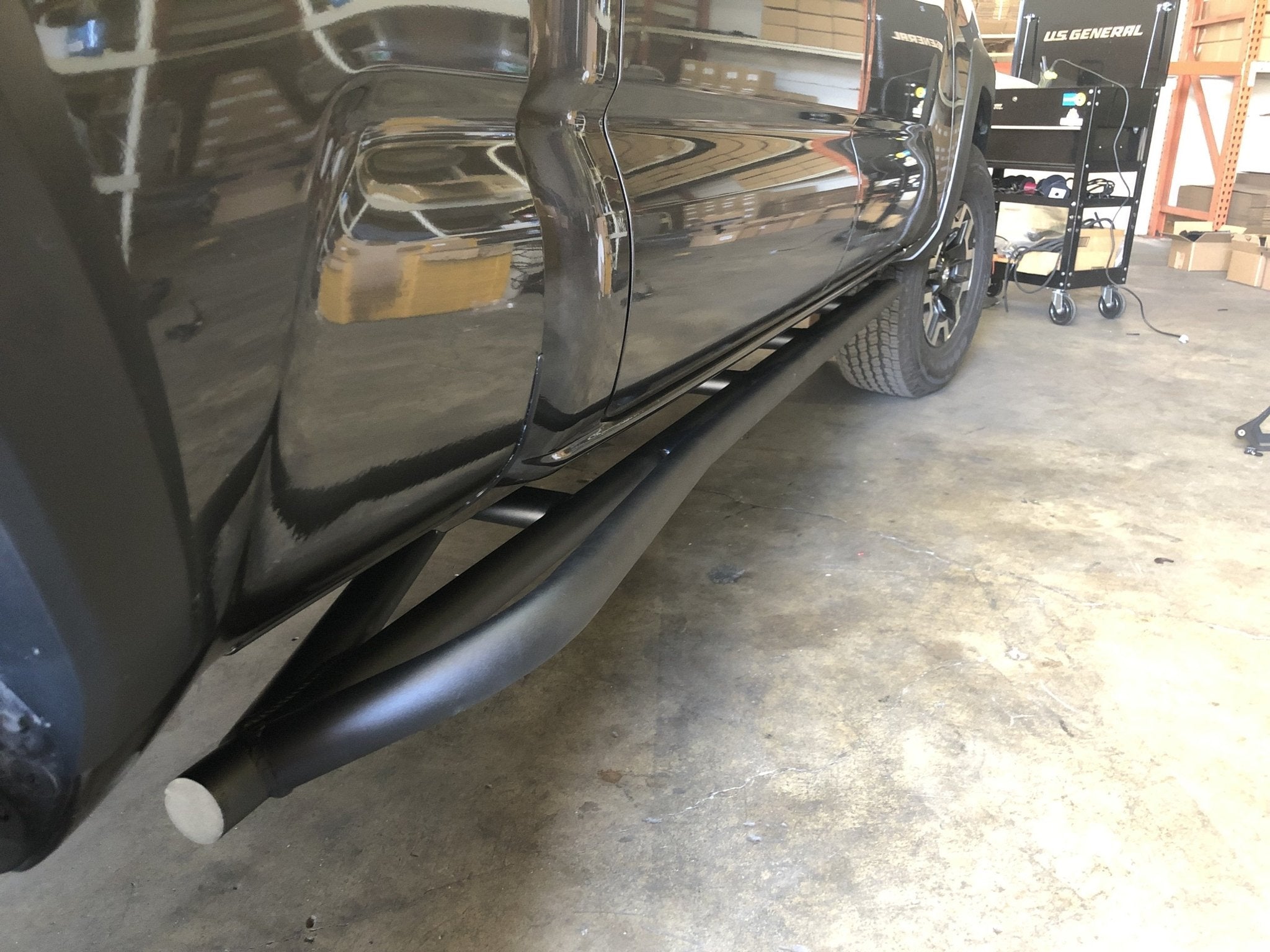Trail Edition Rock Sliders For 2005 - 2023 Toyota Tacoma - Spirit of 1876Dealers of Cali Raised LED