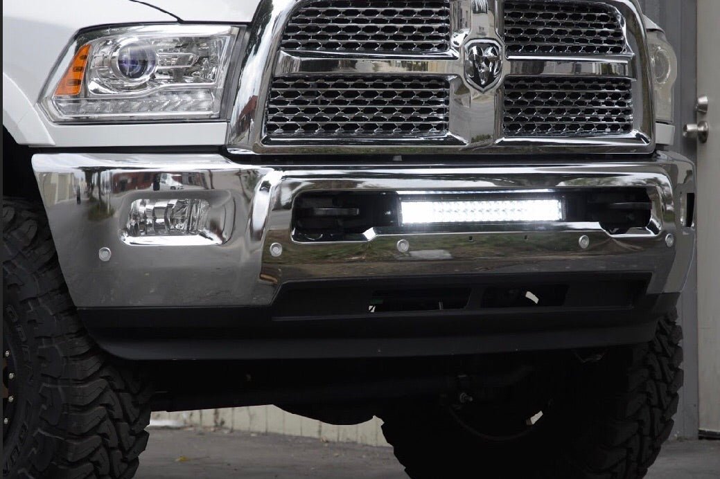 22" Bumper Hidden LED Light Bar Brackets Kit For 2010 - 2018 Dodge 2500/3500 - Spirit of 1876Dealers of Cali Raised LED