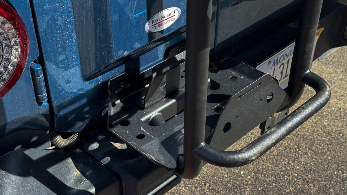 Ineos Grenadier Rear Ladder with Jerry Can Holder | No-Drill Overland Accessory