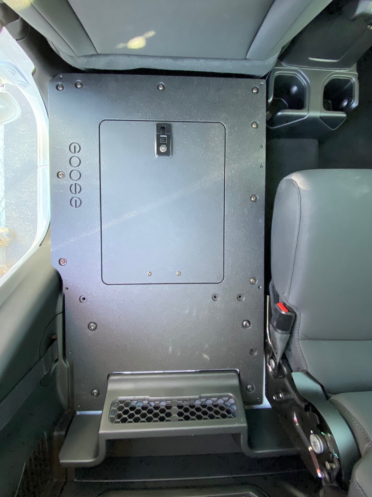 Jeep Gladiator 2019 - Present JT 4 Door - Second Row Seat Delete Plate System - Spirit of 1876 - Goose Gear