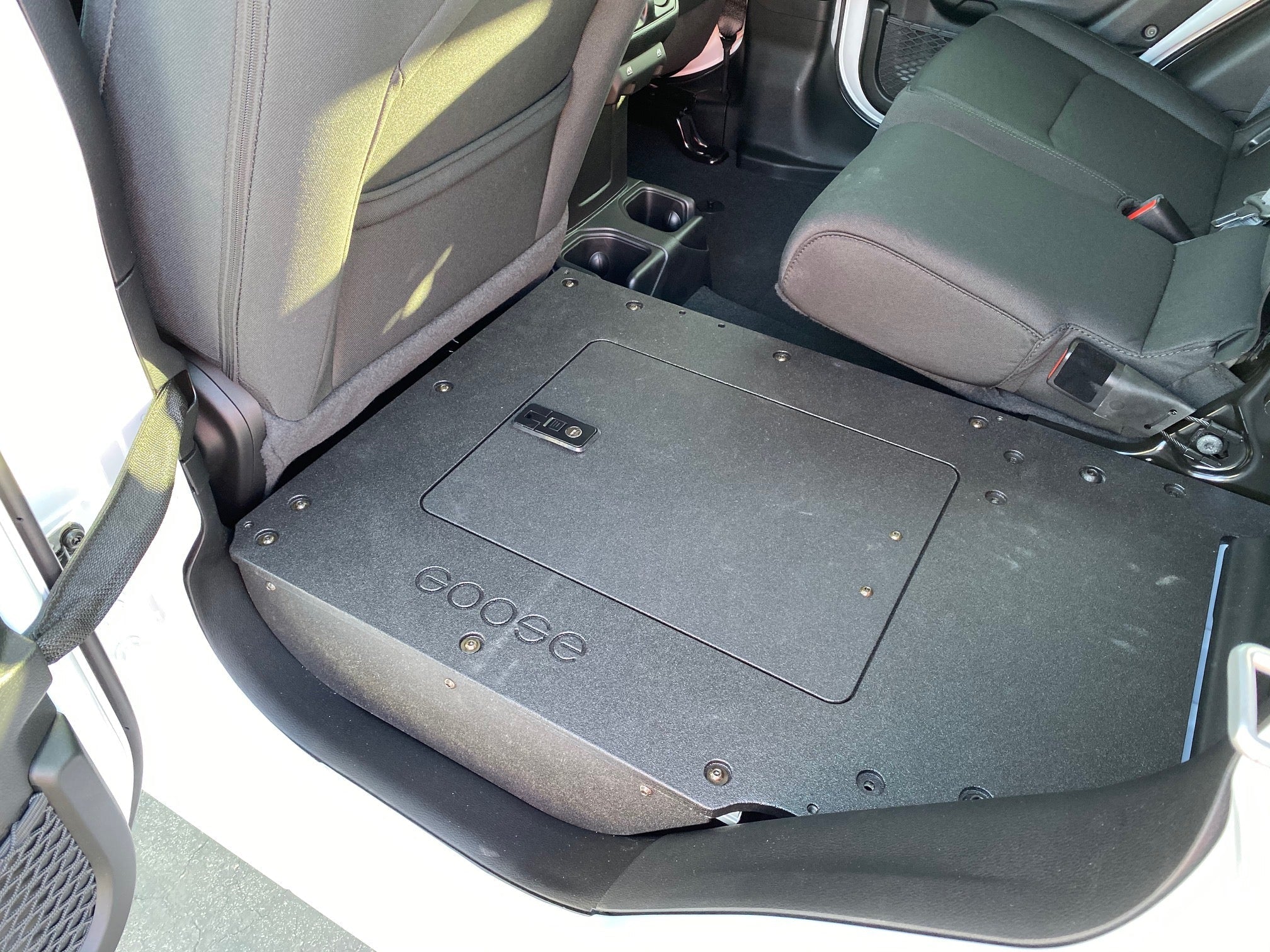 Jeep Gladiator 2019 - Present JT 4 Door - Second Row Seat Delete Plate System - Spirit of 1876 - Goose Gear