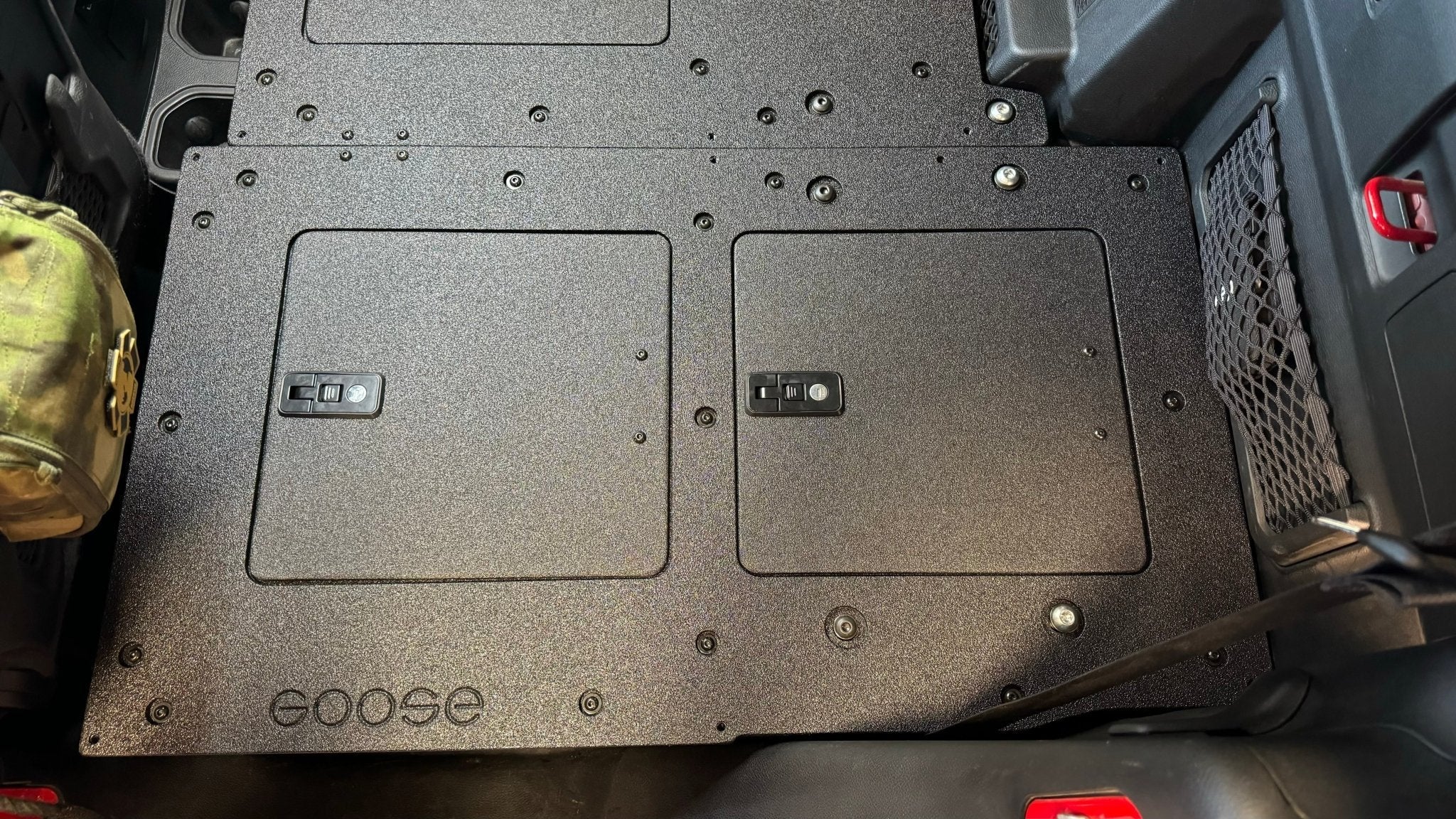 Jeep Gladiator 2019-Present JT 4 Door - Second Row Seat Delete Plate System - High Platform