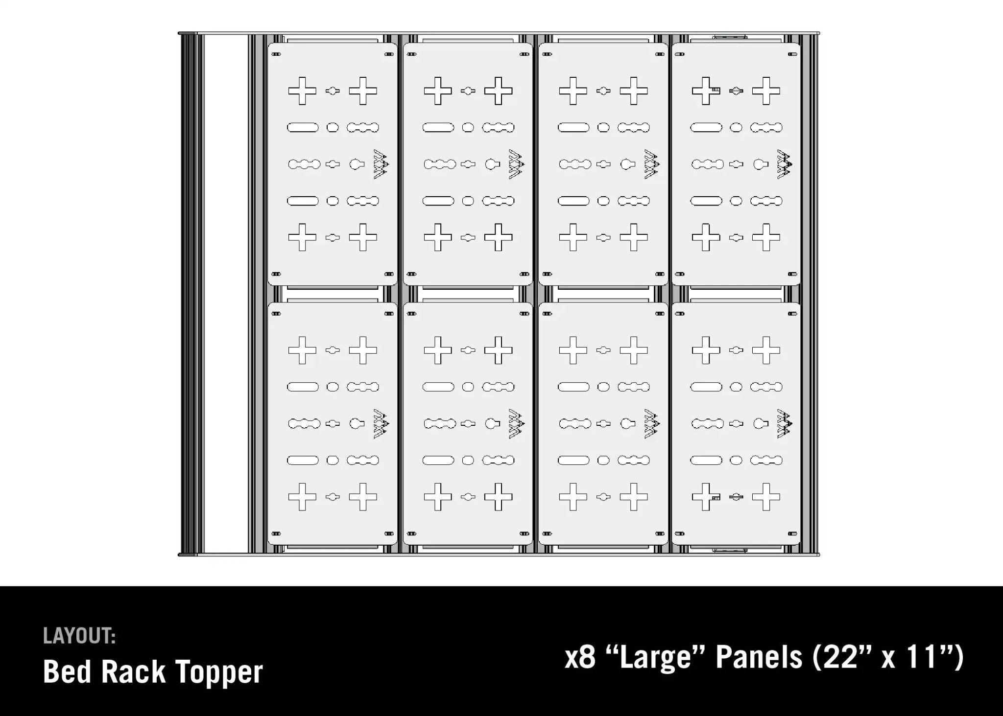Jeep Gladiator Bed Rack - DRIFTR Topper (Add - on) - Spirit of 1876 - Backwoods Adventure Mods