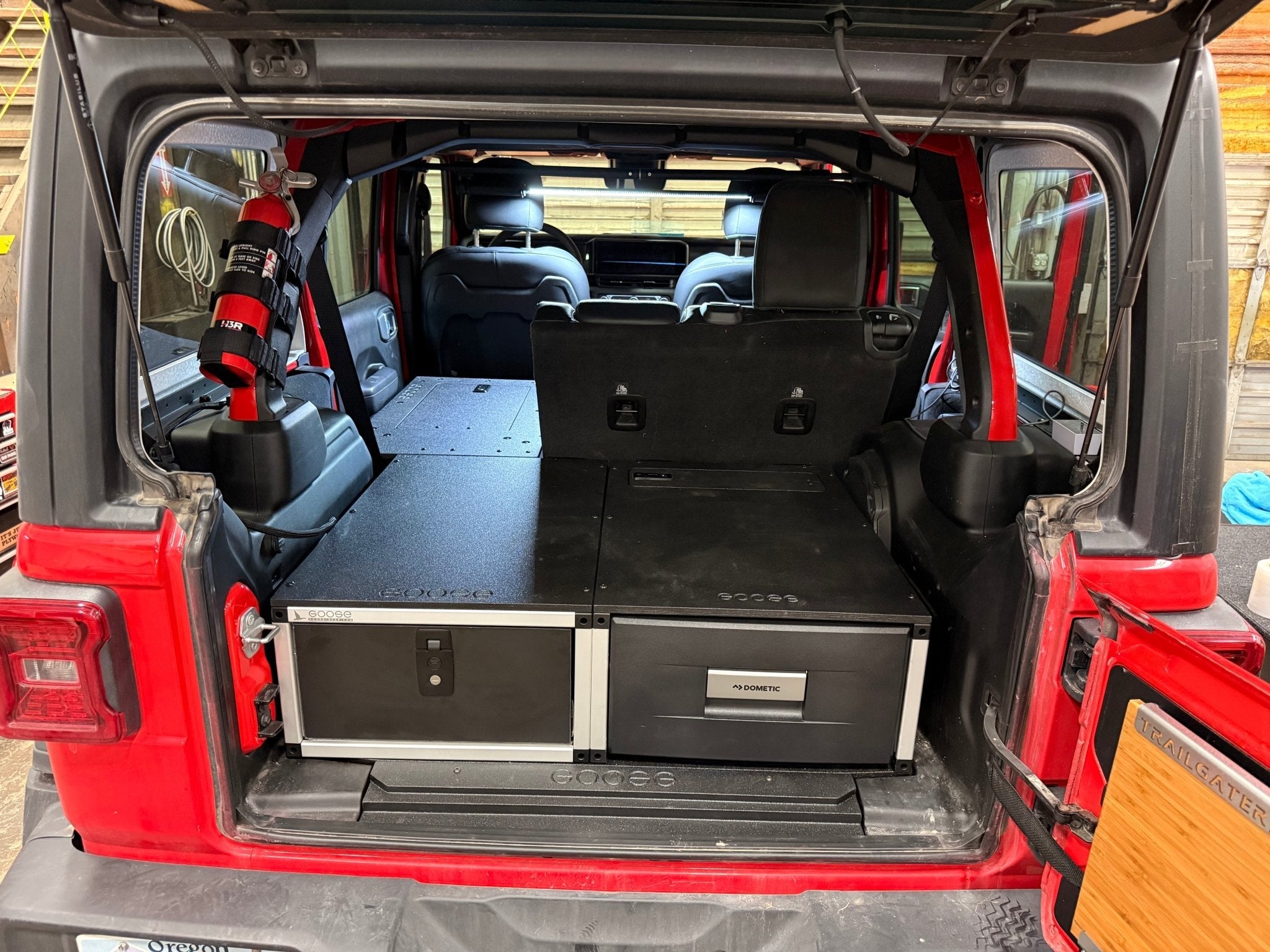 Jeep - Wrangler - 2024 - Present - JLU - 4 Door - Explore Series - Seat Delete Plate System - Second Row - Module Based - 10" Module - Spirit of 1876Goose Gear