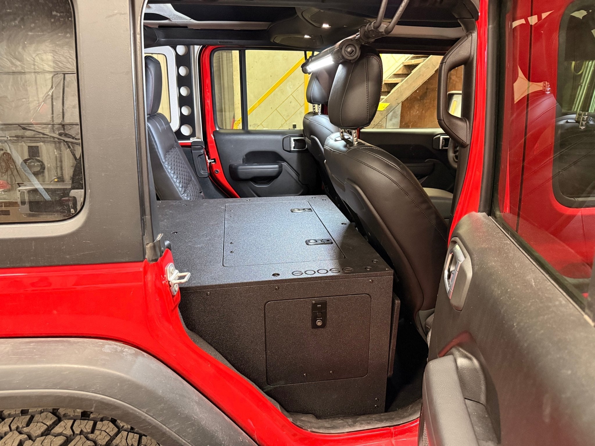 Jeep - Wrangler - 2024 - Present - JLU - 4 Door - Explore Series - Seat Delete Plate System - Second Row - Module Based - 10" Module - Spirit of 1876Goose Gear