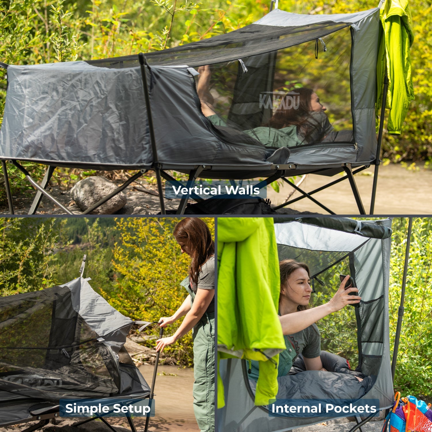 BlockOut® Cot Tent 1P - Spirit of 1876 - Kakadu