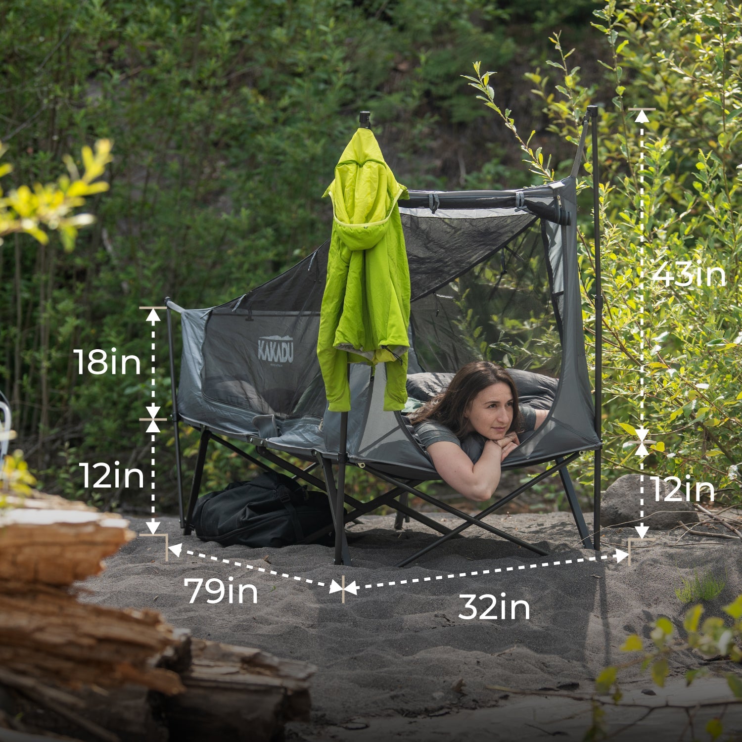 BlockOut® Cot Tent 1P - Spirit of 1876 - Kakadu