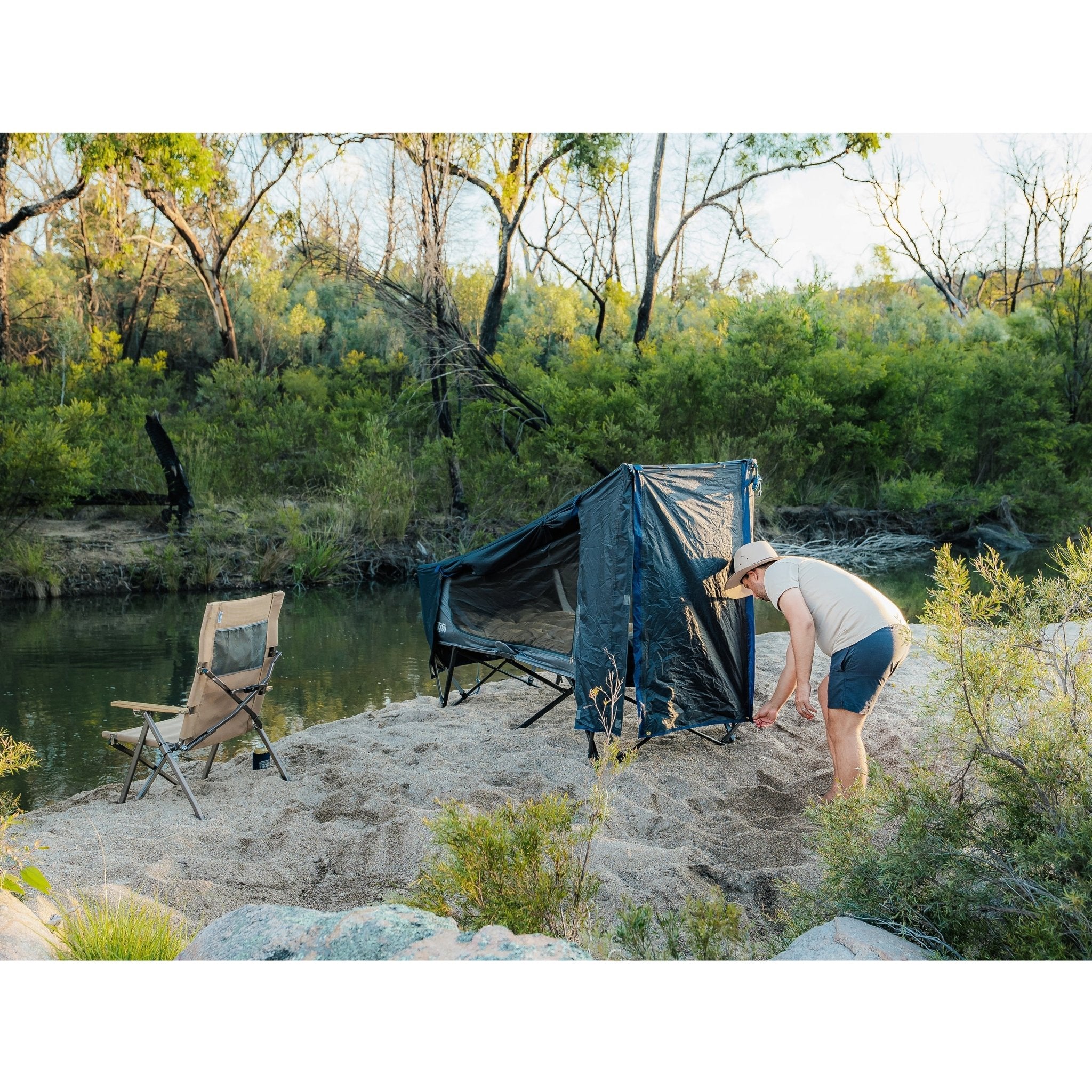 BlockOut® Cot Tent 1P - Spirit of 1876 - Kakadu