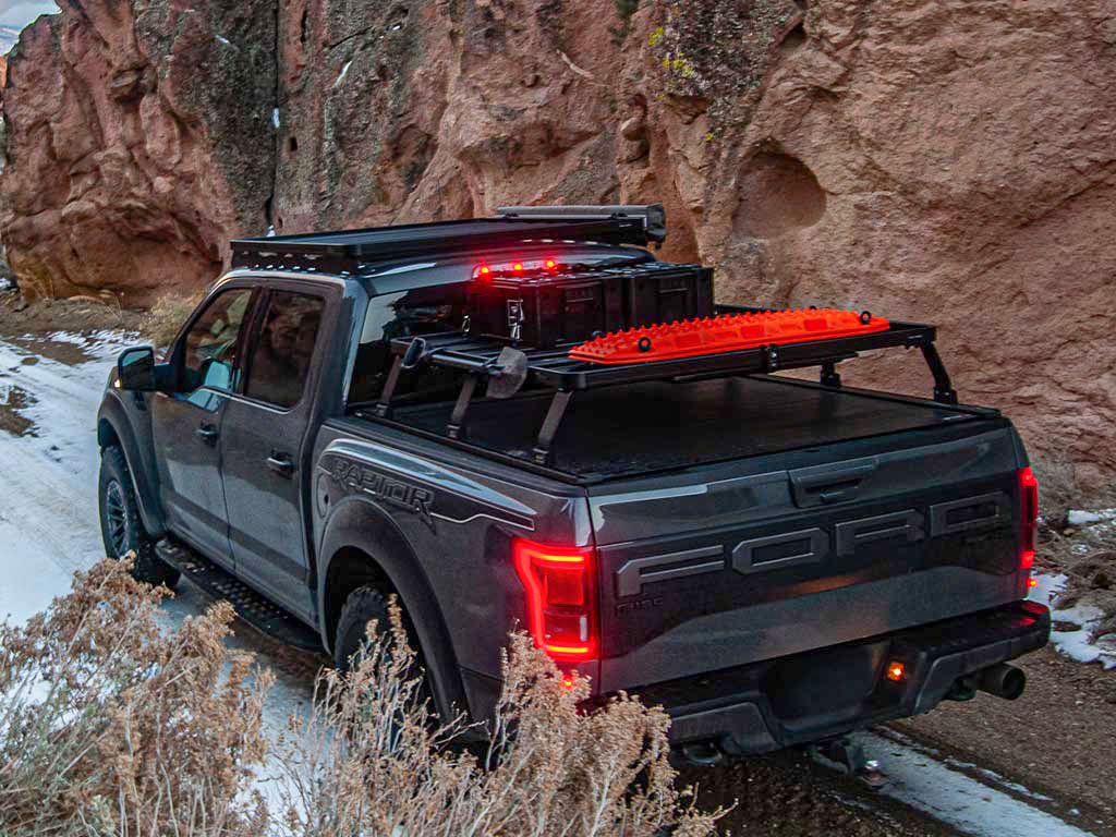 Ford F-150 6.5' (2015-Current) Roll Top Slimline II Load Bed Rack Kit - Spirit of 1876