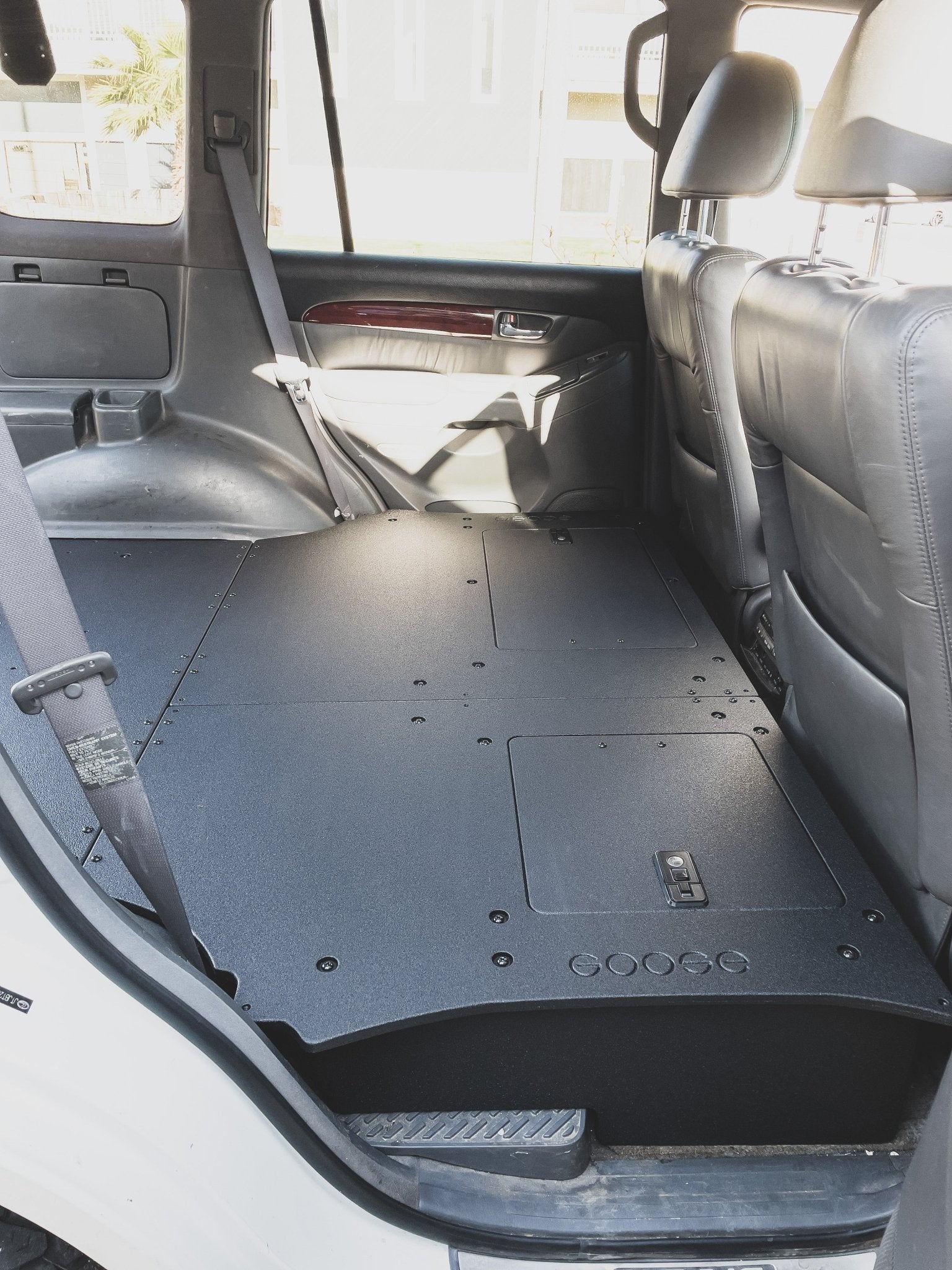 Lexus GX470 2002 - 2009 - Second Row Seat Delete Plate System - Spirit of 1876 - Goose Gear