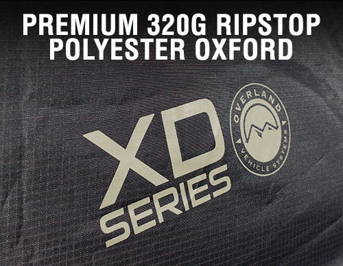 XD Everest Annex Room Roof Top Tent Extension - Black Body Grey Trim