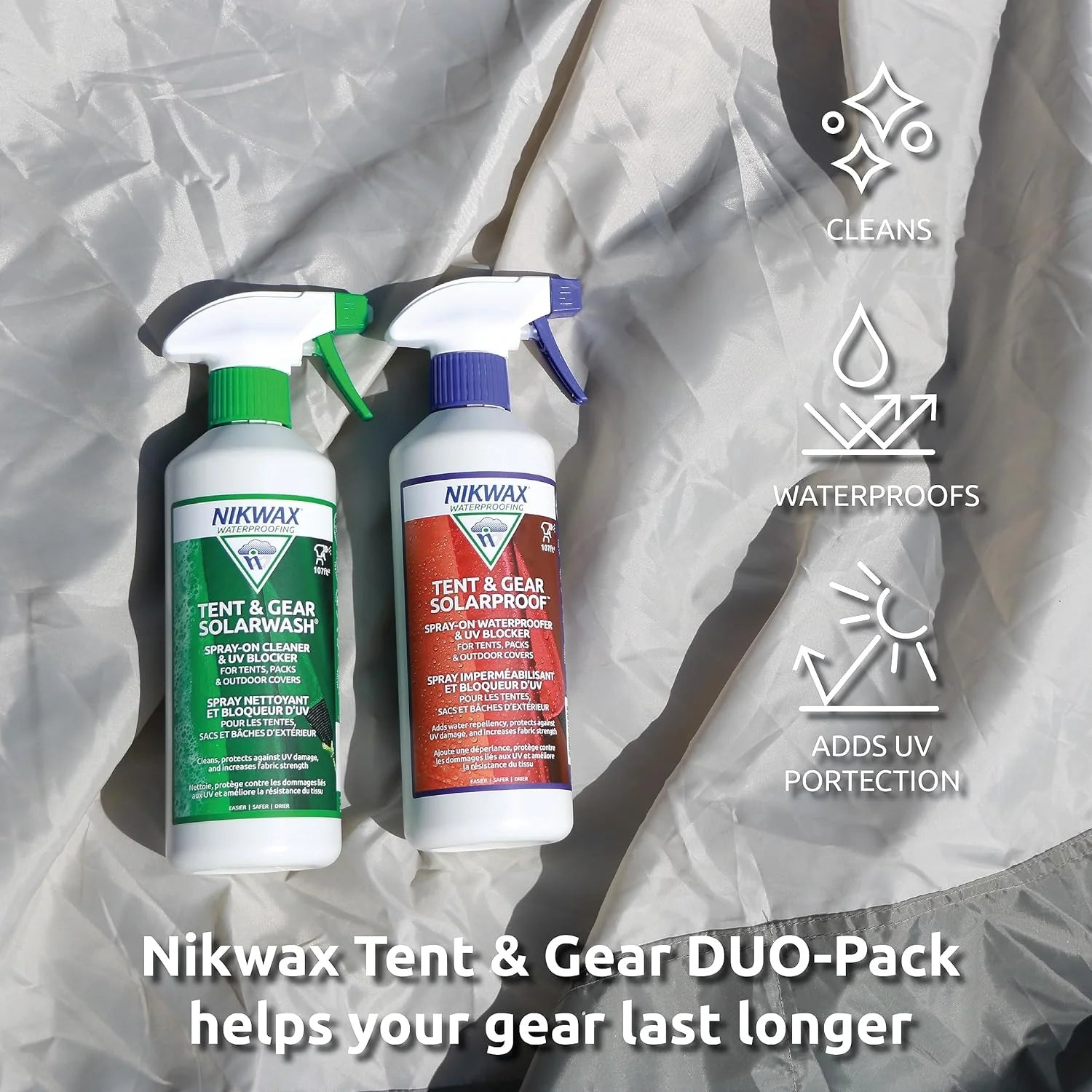 Overland(ish) NikWax 2 part Hydrophobic Solution