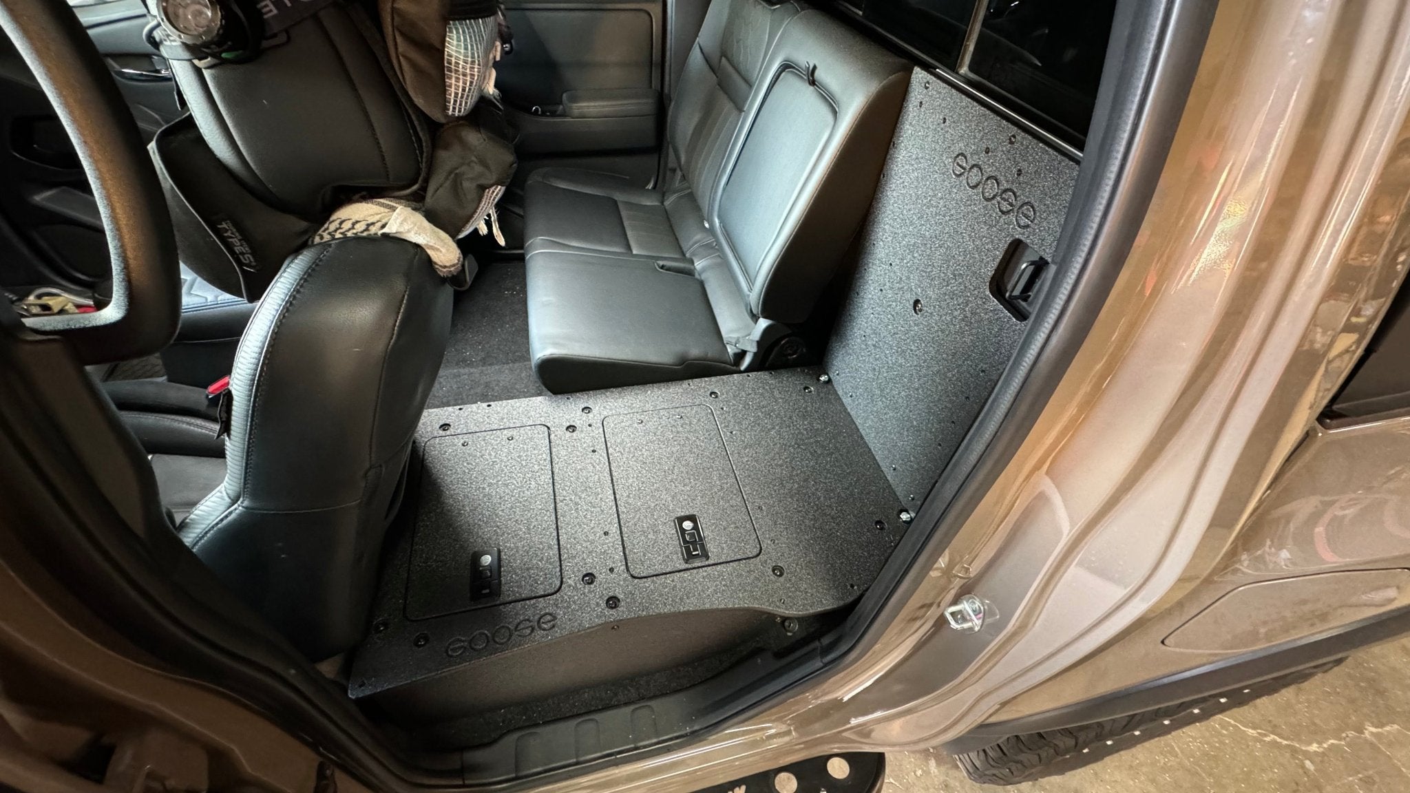 Nissan - Frontier - Crew Cab - 2021 - Present - 3rd Gen - Explore Series - Second Row Seat Delete Plate System - Spirit of 1876 - Goose Gear