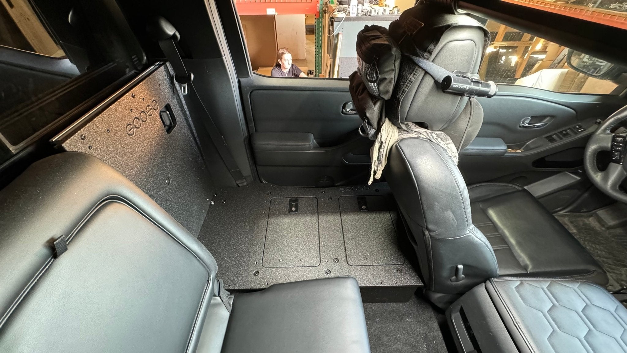 Nissan - Frontier - Crew Cab - 2021 - Present - 3rd Gen - Explore Series - Second Row Seat Delete Plate System - Spirit of 1876 - Goose Gear