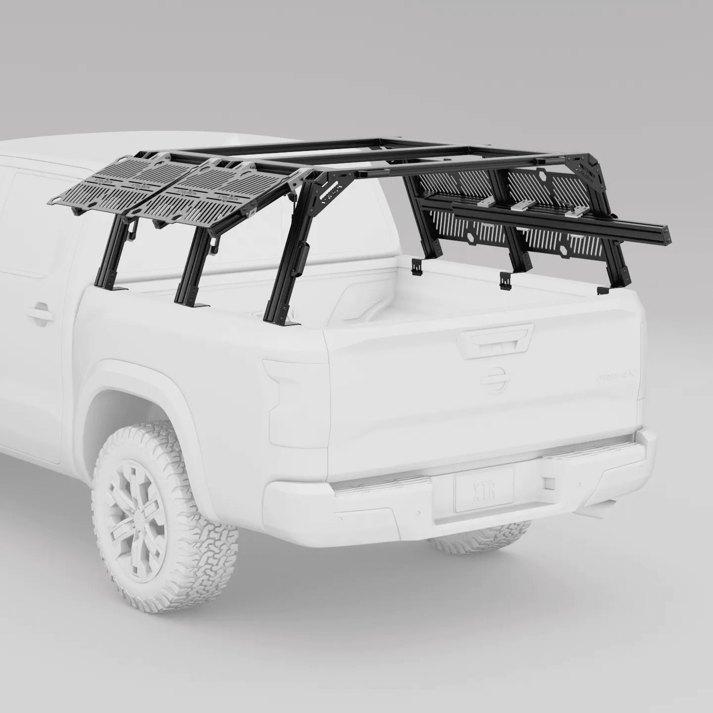 Nissan Frontier Pre-configured XTR3 Bed Rack + Popular Builds & MOLLE Packages - Spirit of 1876 - Xtrusion Overland