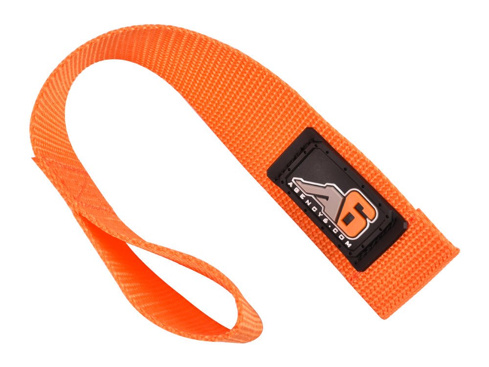 A6™ WINCH HOOK Pull Strap - 1.5 inch wide - Spirit of 1876Agency6.com