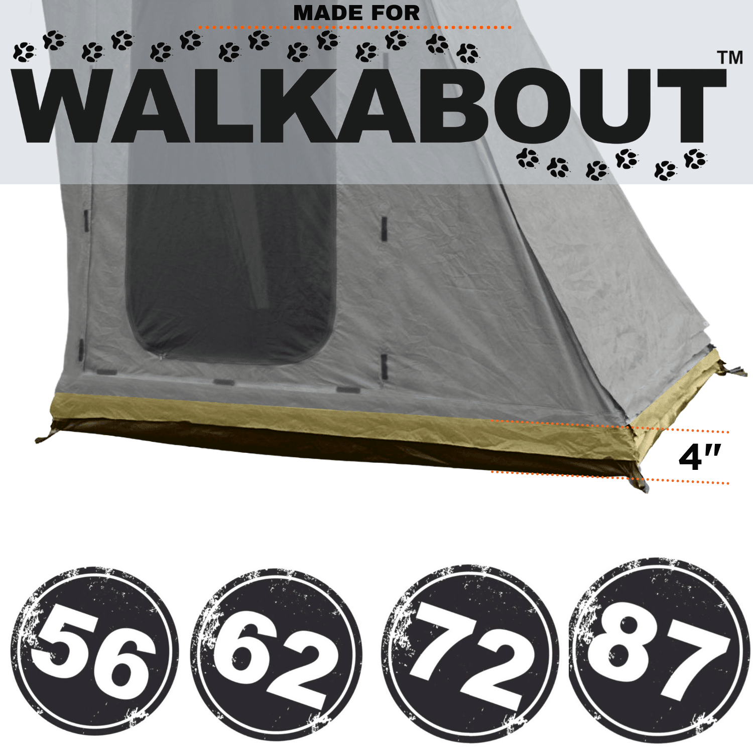 23Zero Annex Extension 4 Inch Walkabout 87 Olive - Spirit of 187623ZERO
