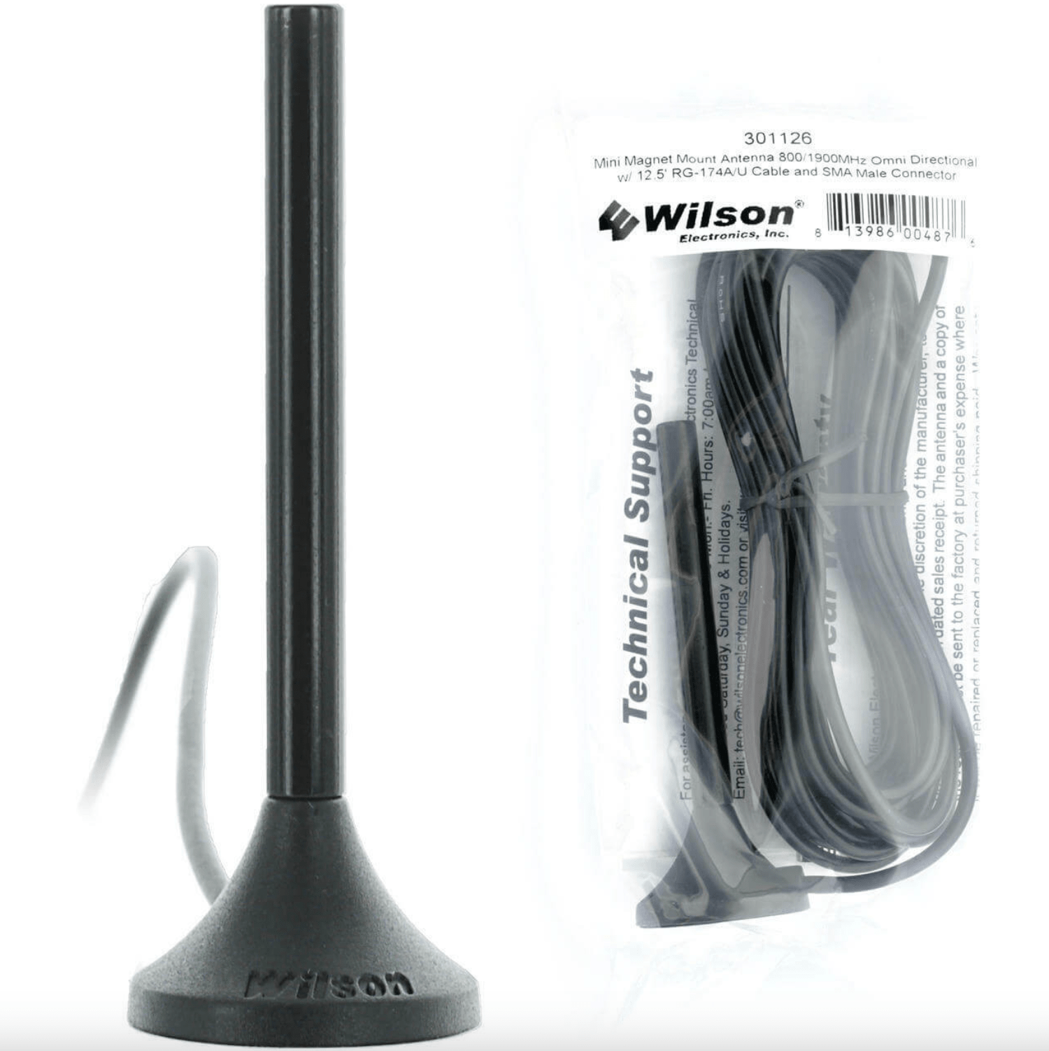 weBoost Mini Magnet Mount Antenna Omni Directional 700 - 2300MHz w/ 10 - Spirit of 1876WEBOOST