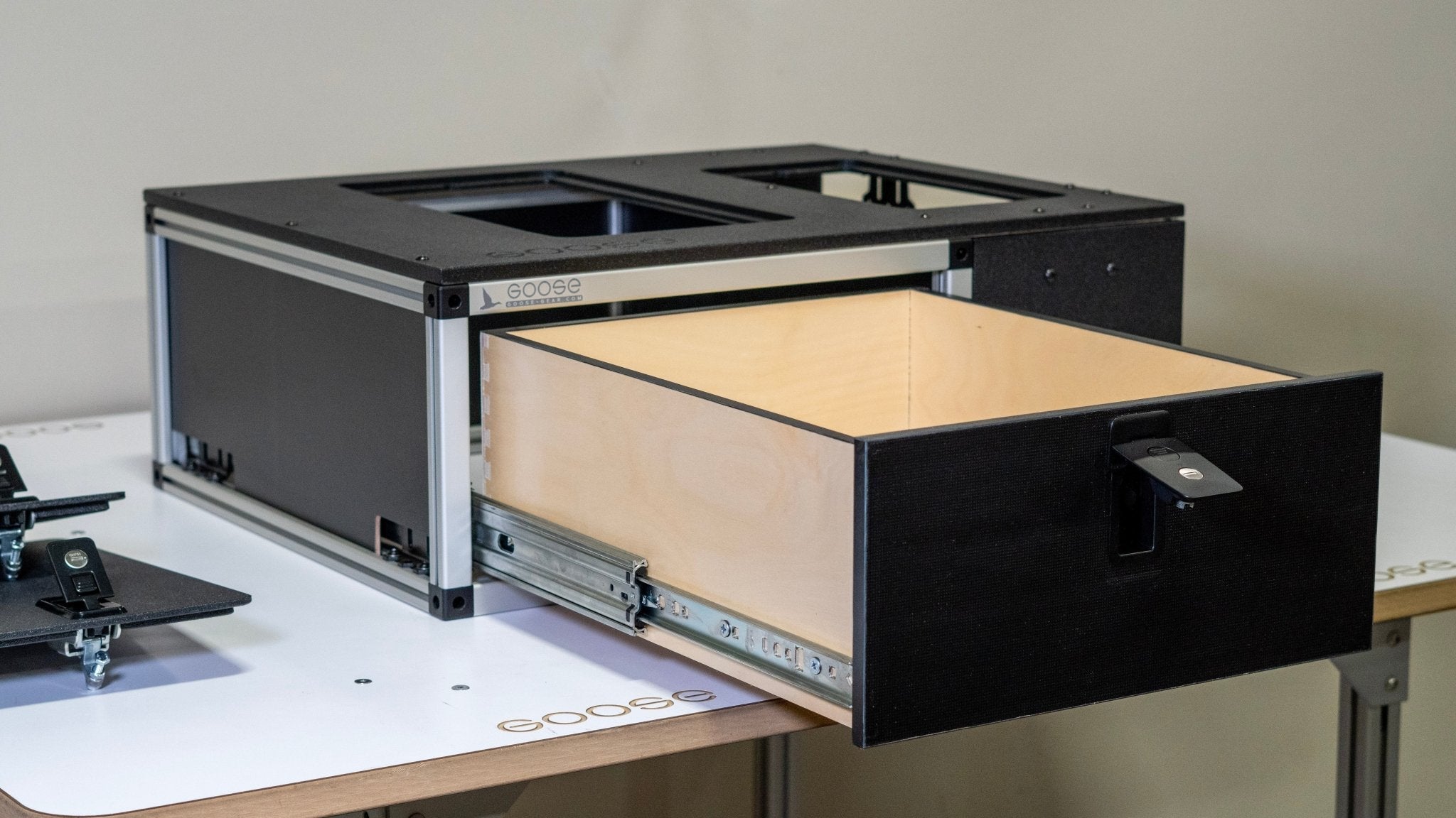 Ram 2500/3500 2009-Present 4th and 5th Gen. Crew Cab - Second Row Single Drawer Module - Spirit of 1876 - Goose Gear