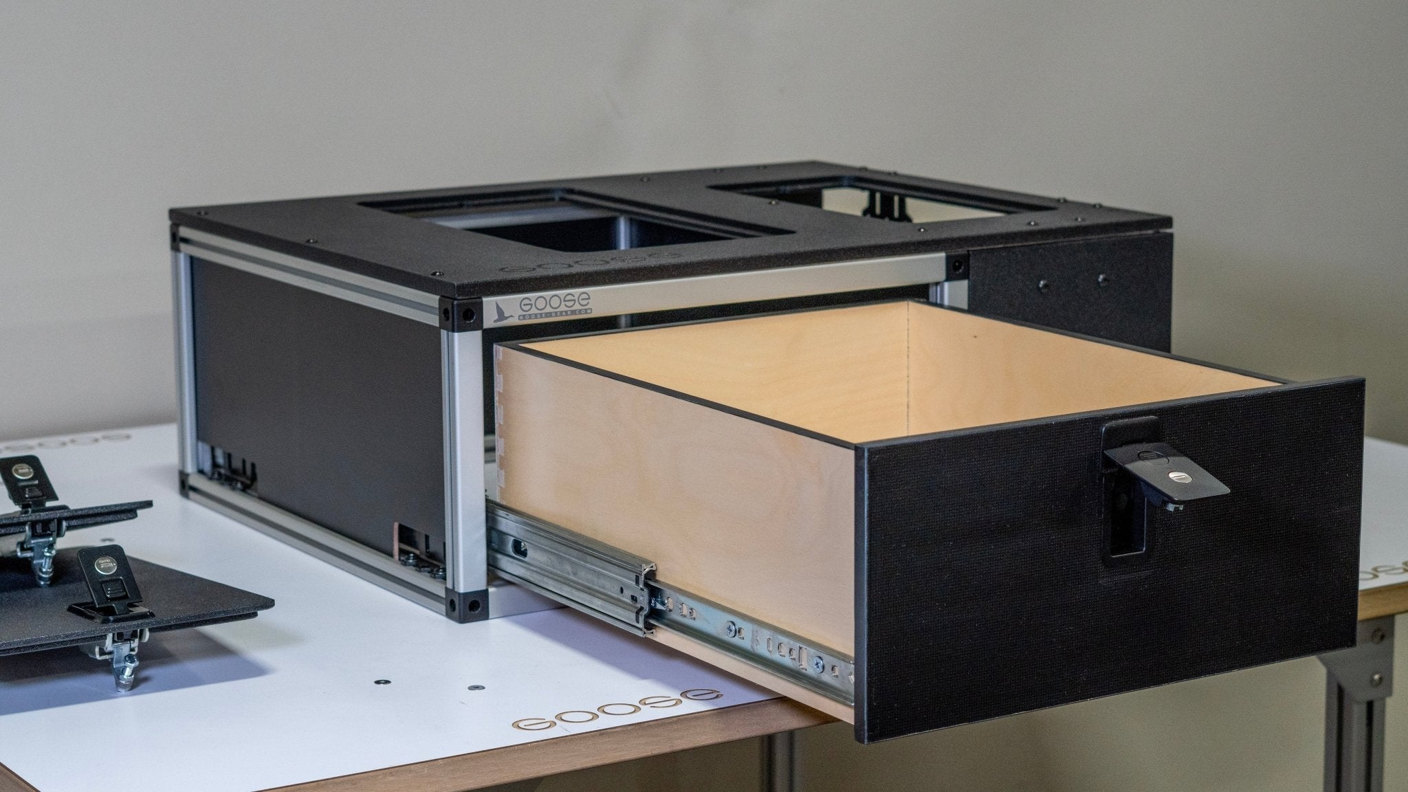 Ram 2500/3500 2009-Present 4th and 5th Gen. Crew Cab - Second Row Single Drawer Module - Spirit of 1876 - Goose Gear