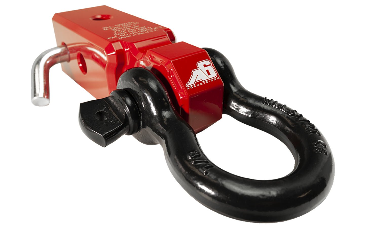 Shackle Block 2.5" Assembly - Red - Spirit of 1876 - Agency6.com