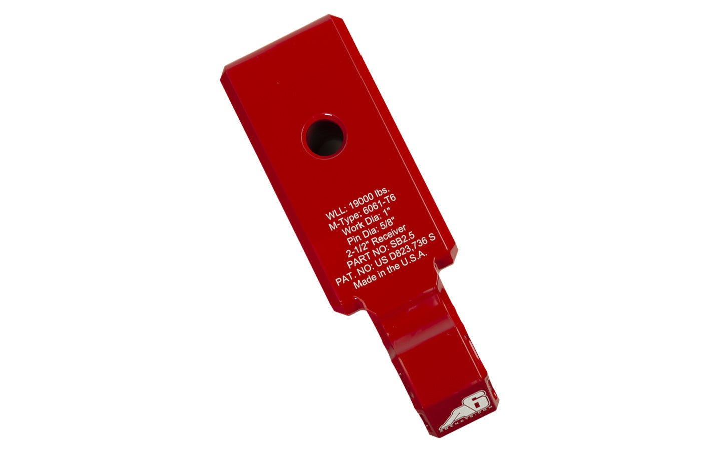 Shackle Block 2.5" Assembly - Red - Spirit of 1876Agency6.com