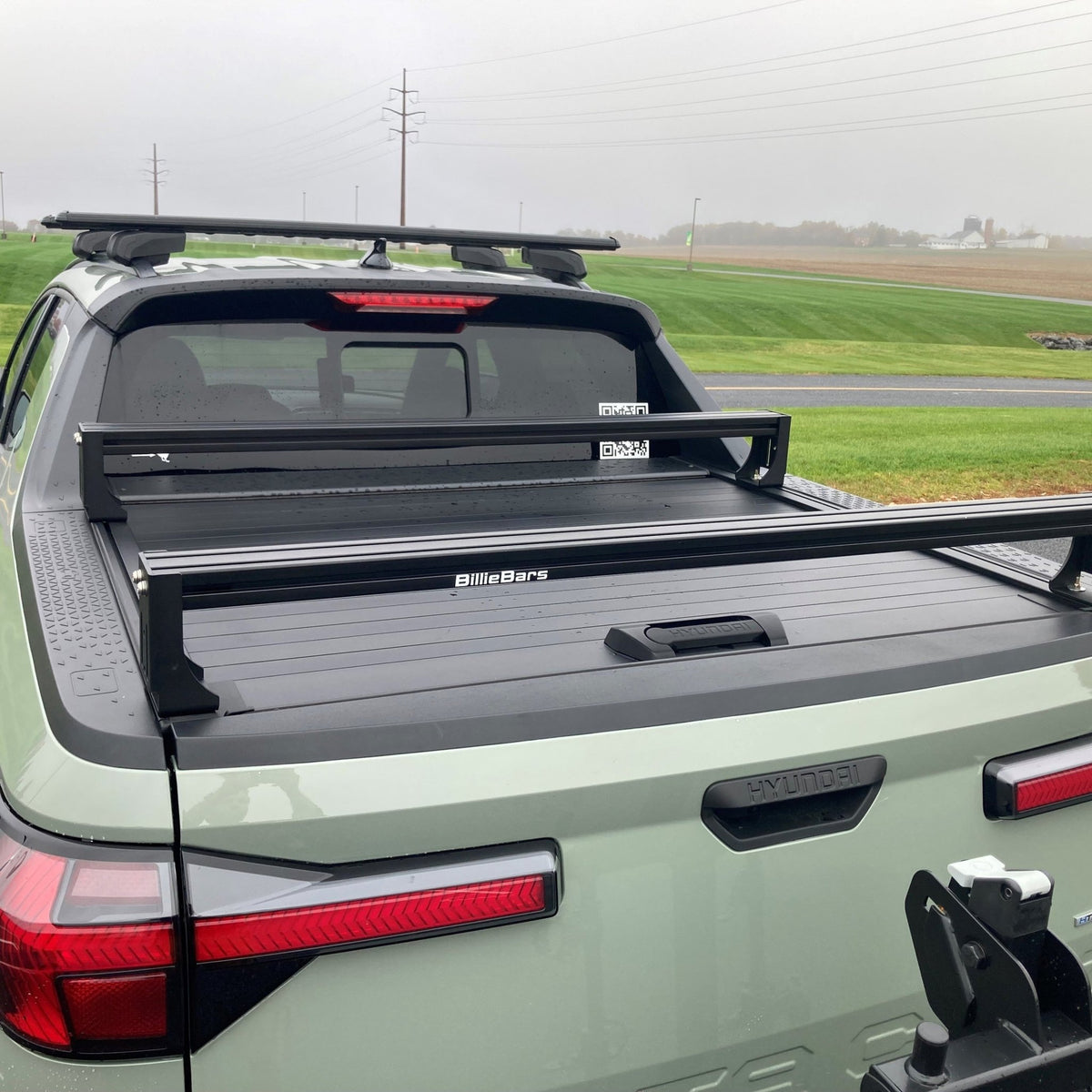 Santa Cruz- Bed Rack For Factory Cover with T-slots - Spirit of 1876 - BillieBars