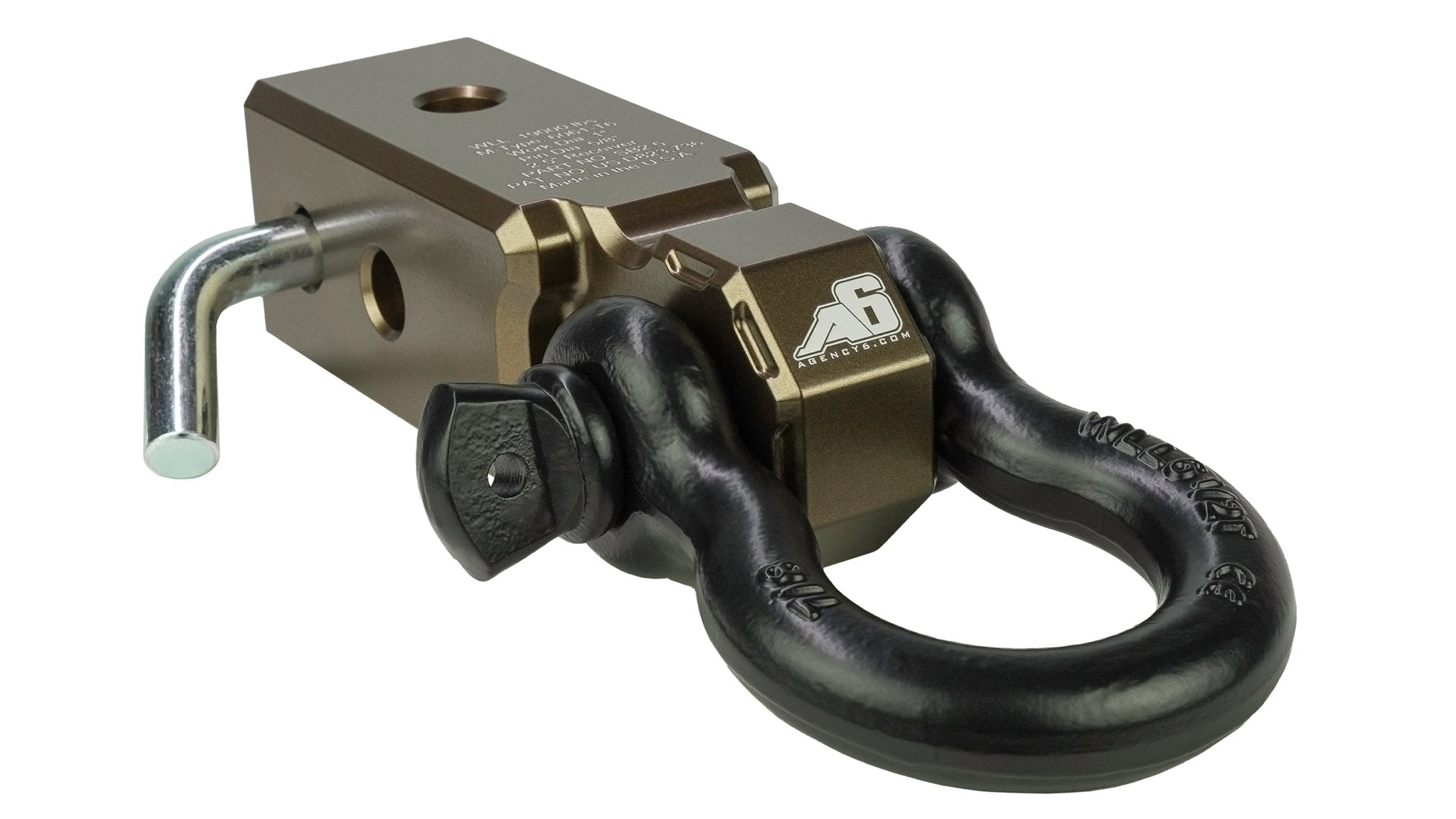 Shackle Block 2.5" Assembly - Bronze - Spirit of 1876Agency6.com