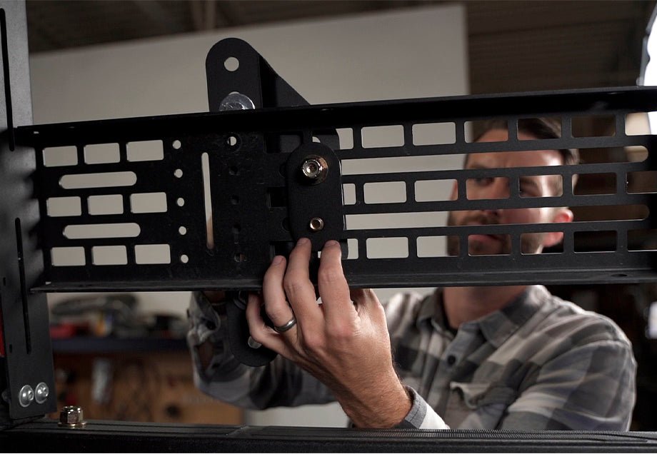 Recovery Board Mounts for Bed Rack - Spirit of 1876Dealers of Cali Raised LED