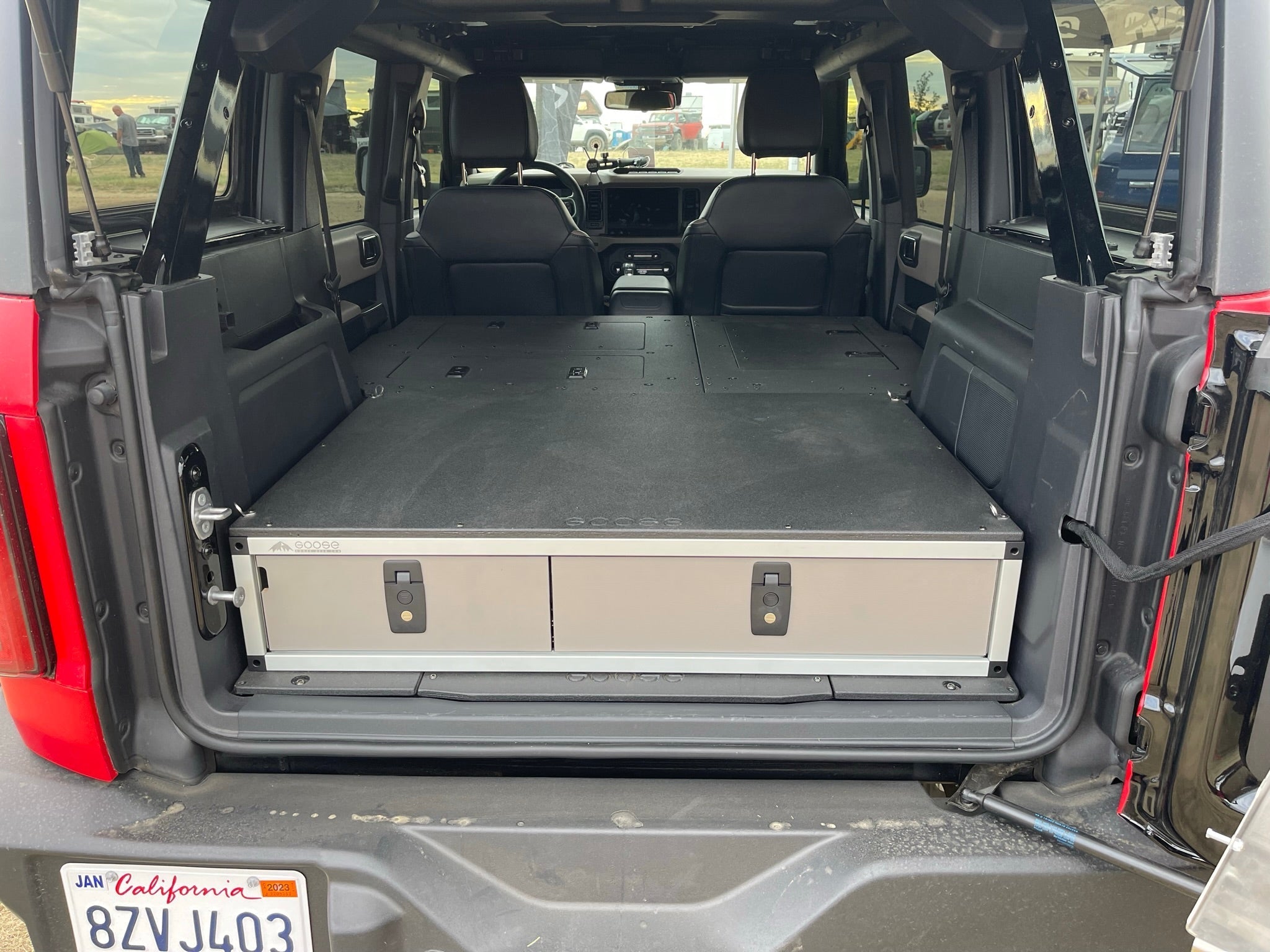 Stealth Sleep and Storage Package for Ford Bronco 2021 - Present 6th Gen. 4 Door - Spirit of 1876 - Goose Gear