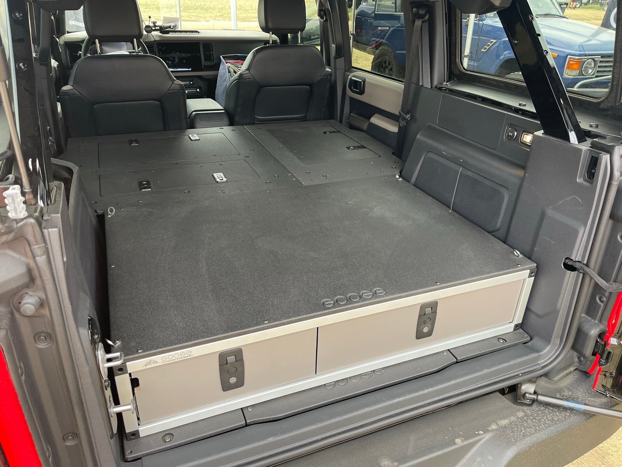 Stealth Sleep and Storage Package for Ford Bronco 2021 - Present 6th Gen. 4 Door - Spirit of 1876 - Goose Gear