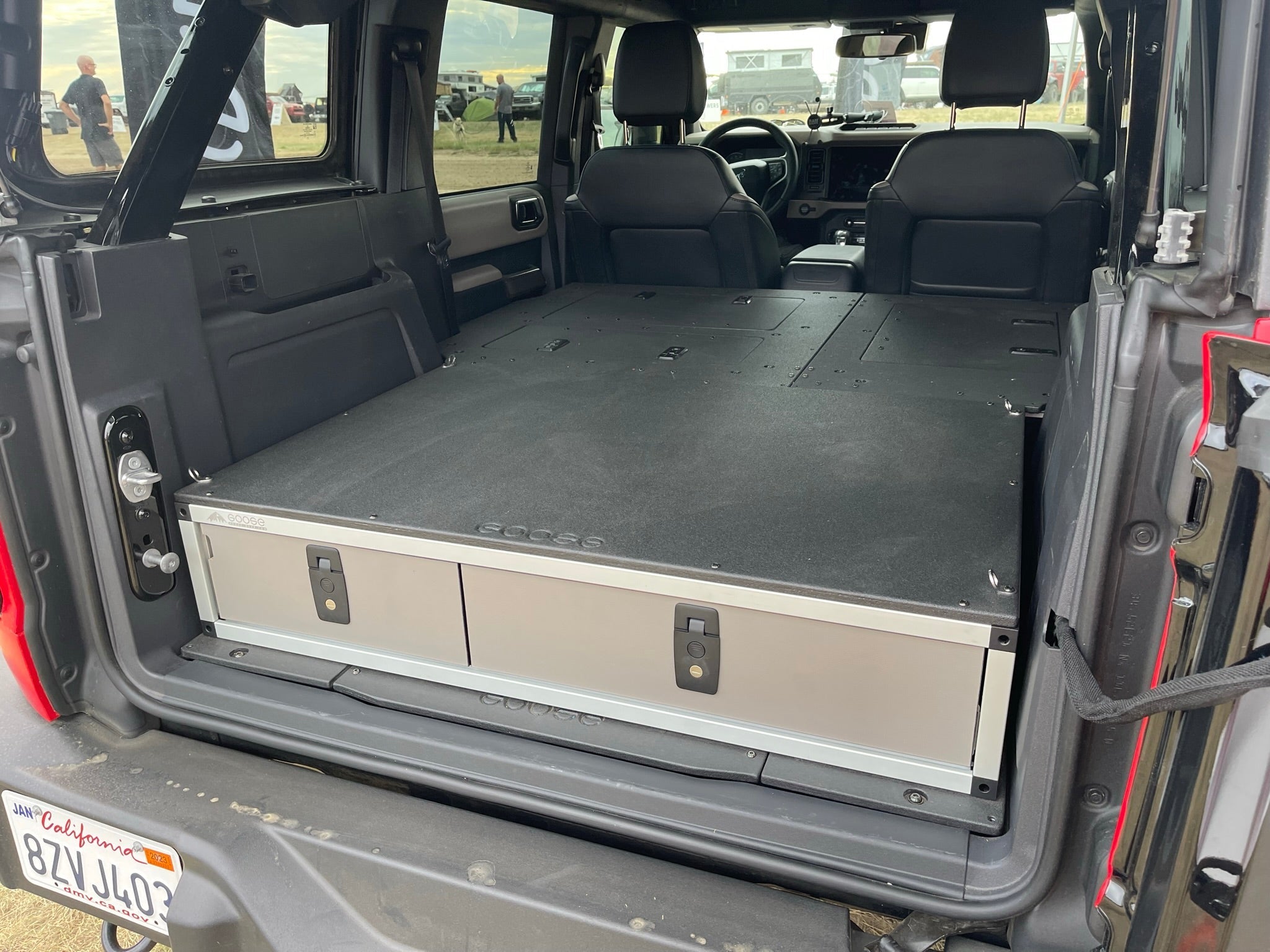 Stealth Sleep and Storage Package for Ford Bronco 2021 - Present 6th Gen. 4 Door - Spirit of 1876 - Goose Gear