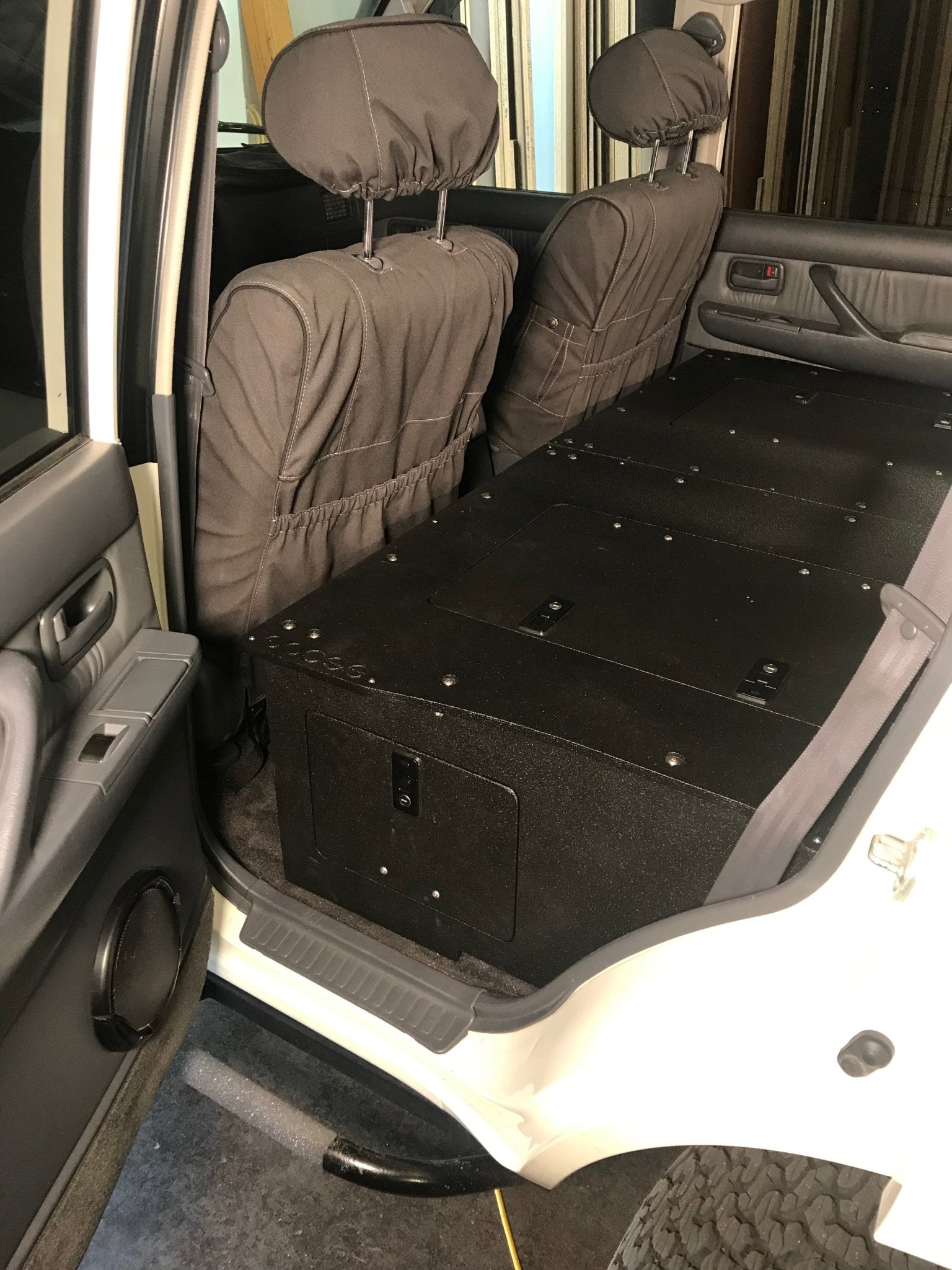 Stealth Sleep and Storage Package for Toyota Land Cruiser 1991 - 1997 80 Series - 43 - 3/8" W x 8" H x 40" D - Spirit of 1876 - Goose Gear