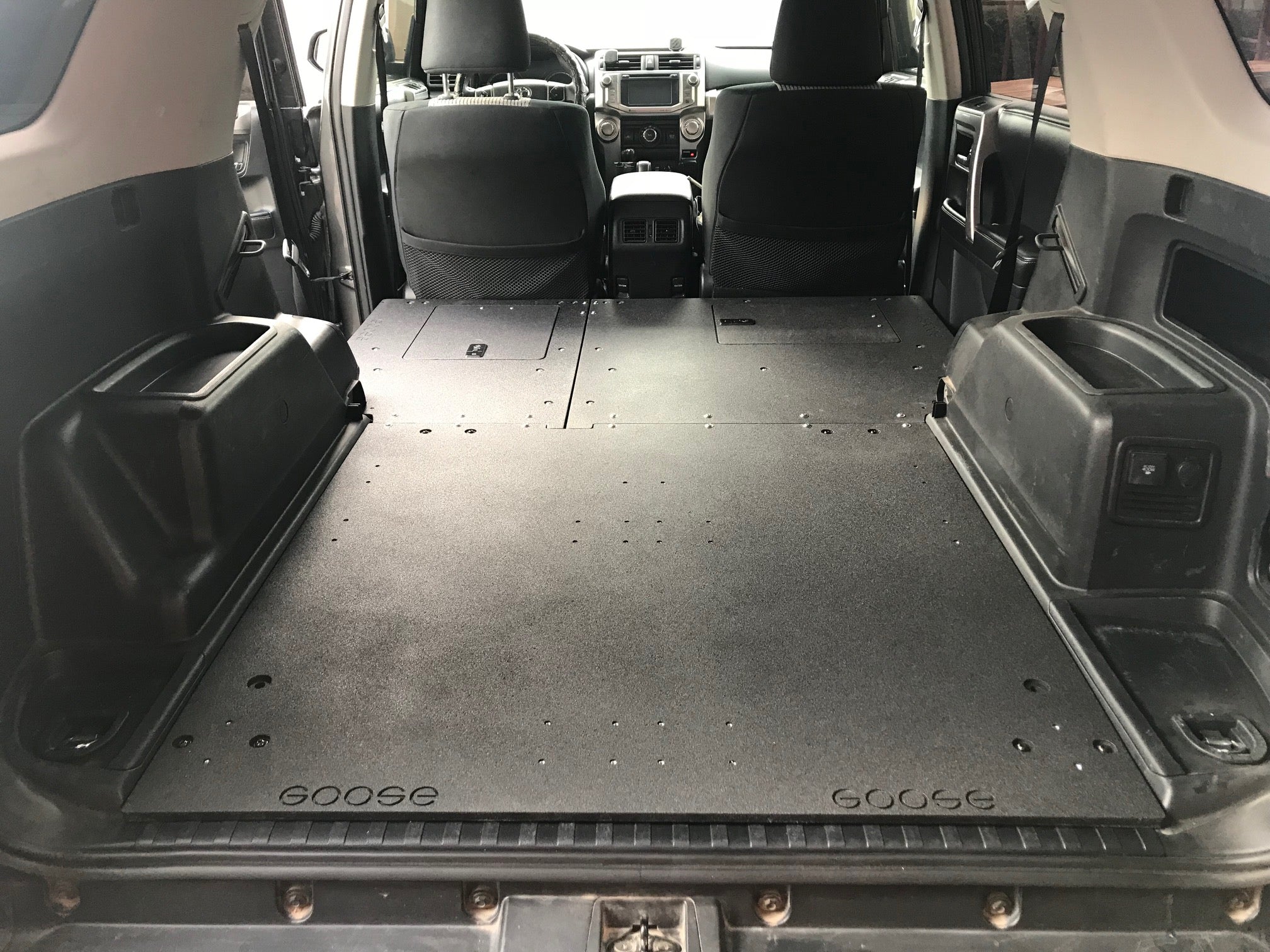 Toyota 4Runner 2010 - 2024 5th Gen. - Second Row Seat Delete Plate System - Spirit of 1876 - Goose Gear