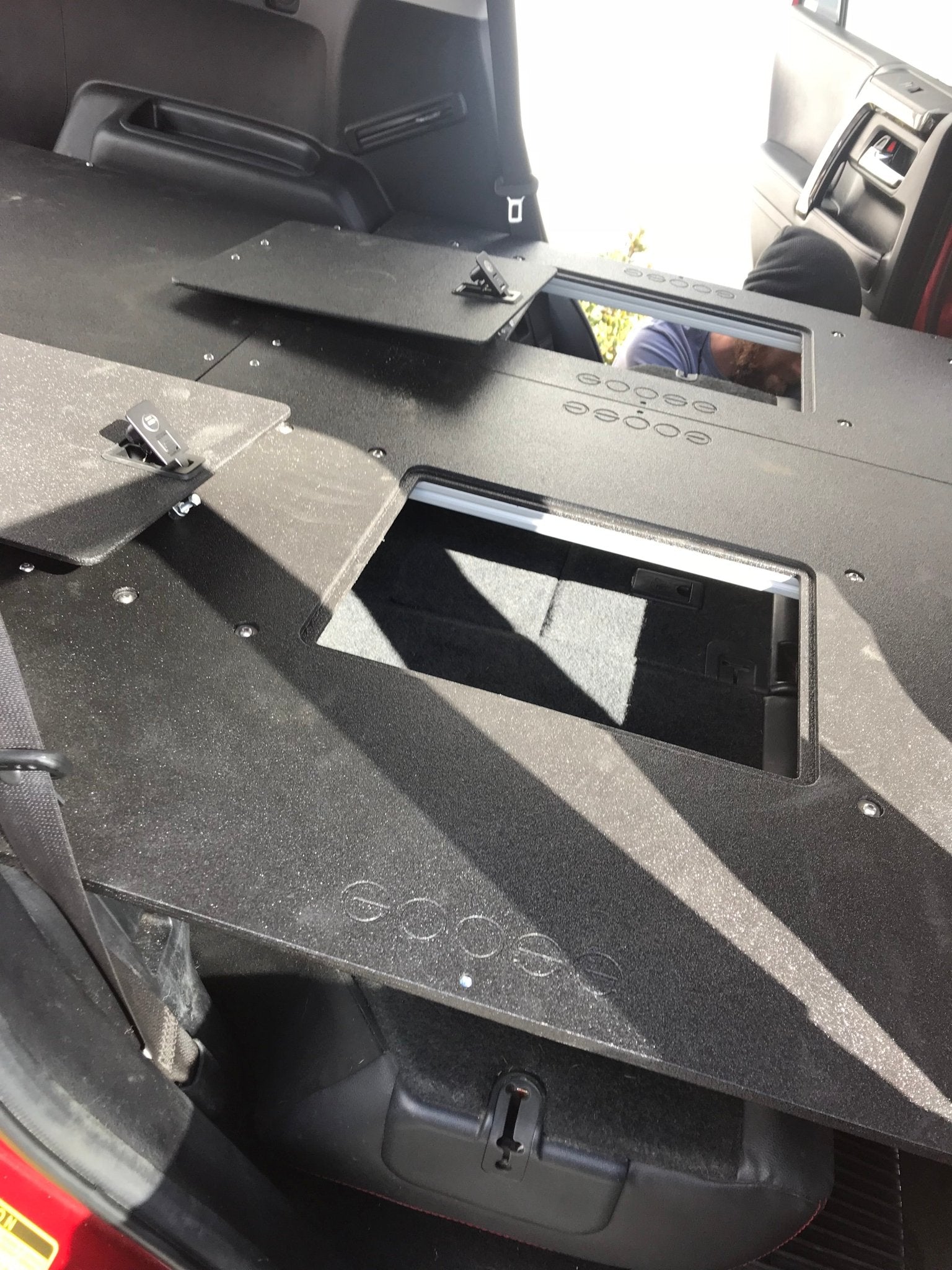 Toyota 4Runner 2010 - 2024 5th Gen. - Second Row Seat Delete Plate System - Module Height - Spirit of 1876 - Goose Gear
