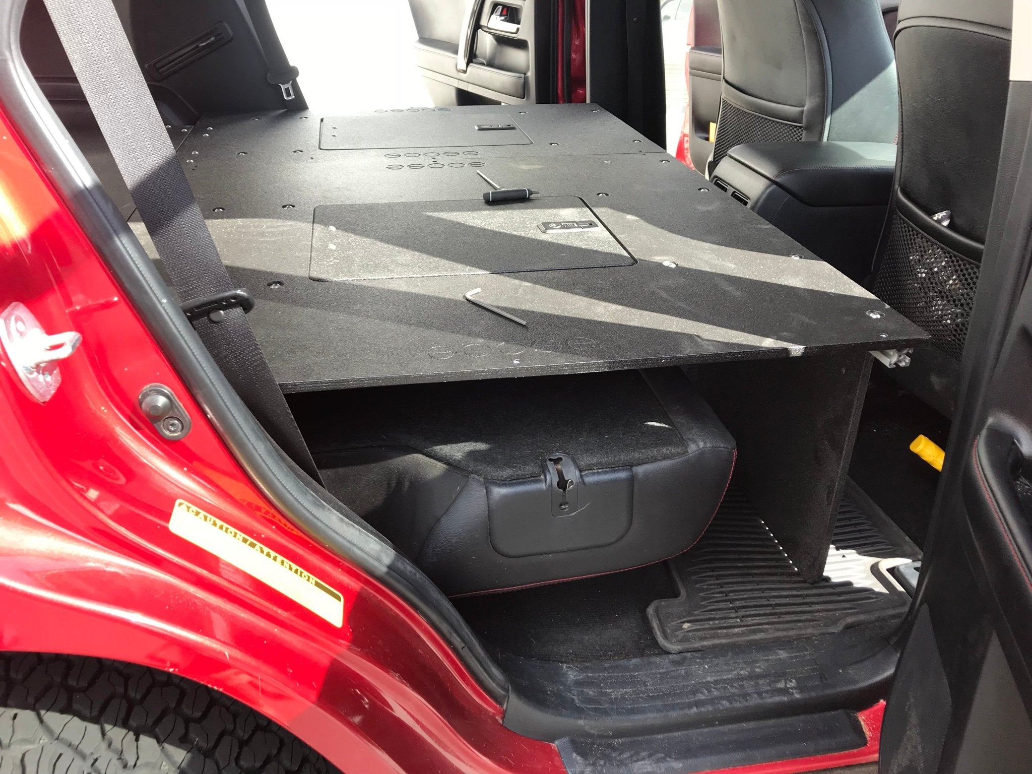 Toyota 4Runner 2010 - 2024 5th Gen. - Second Row Seat Delete Plate System - Module Height - Spirit of 1876 - Goose Gear