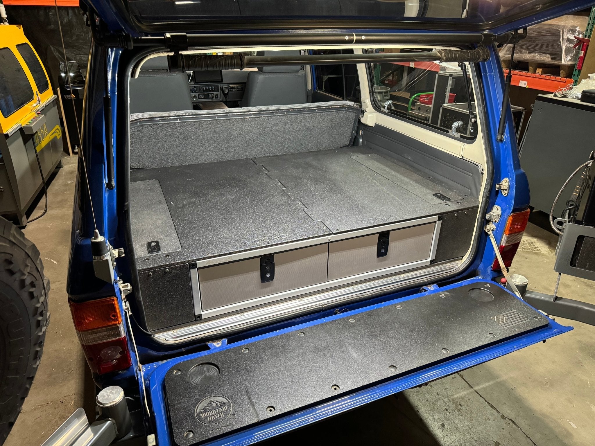 Toyota Land Cruiser 1980 - 1989 60 Series - Side x Side Drawer Module with Fitted Top Plate - 41 3/8"W x 9 - 1/2"H x 40"D - Spirit of 1876 - Goose Gear