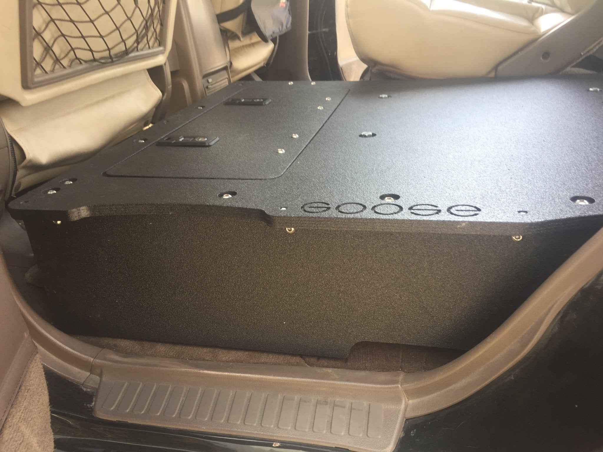 Toyota Land Cruiser 1991 - 1997 80 Series - Second Row Seat Delete Plate System - Spirit of 1876 - Goose Gear