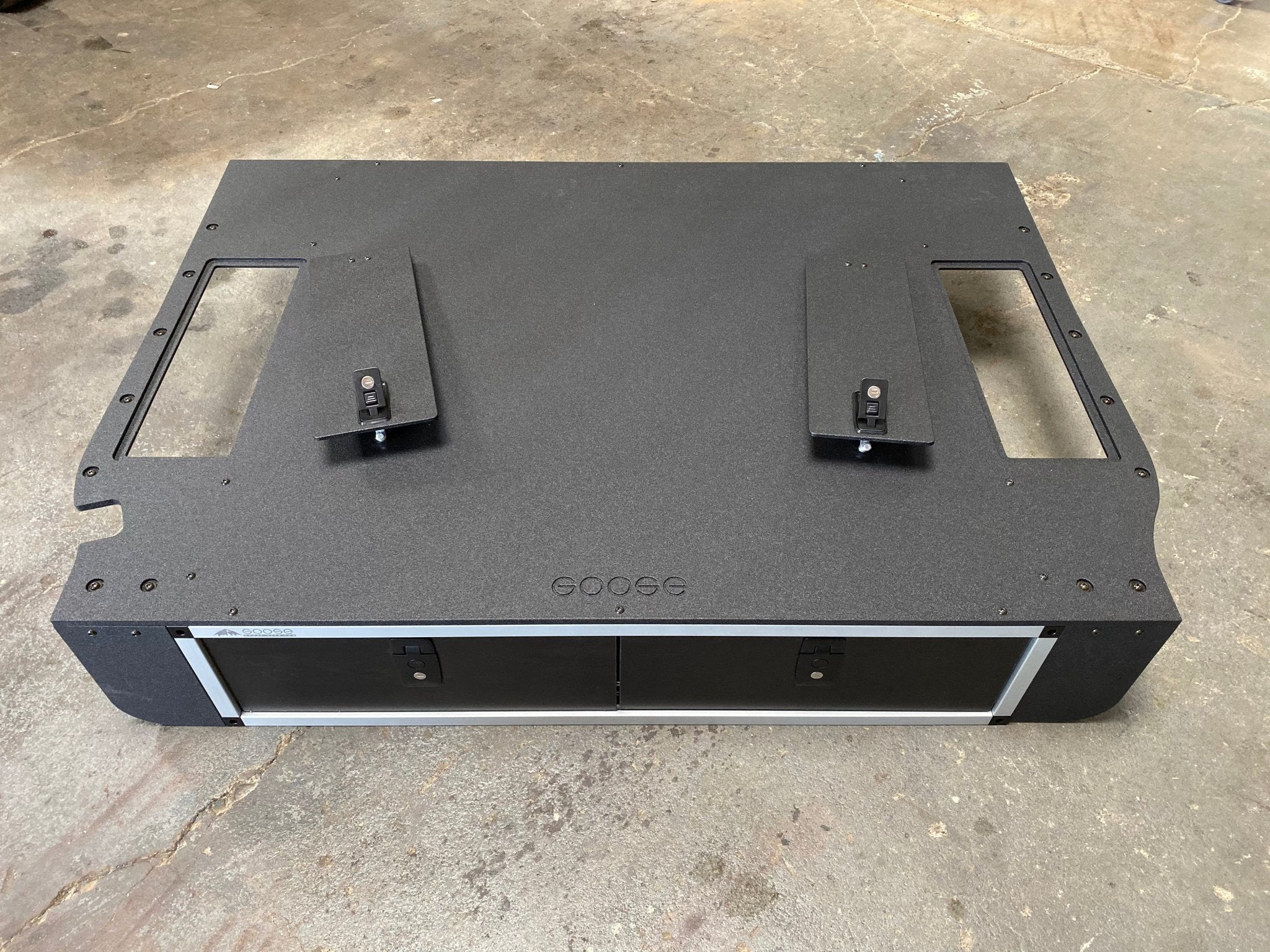Toyota Land Cruiser 2008 - 2021 200 Series - Side x Side Drawer Module with Fitted Top Plate - Spirit of 1876 - Goose Gear