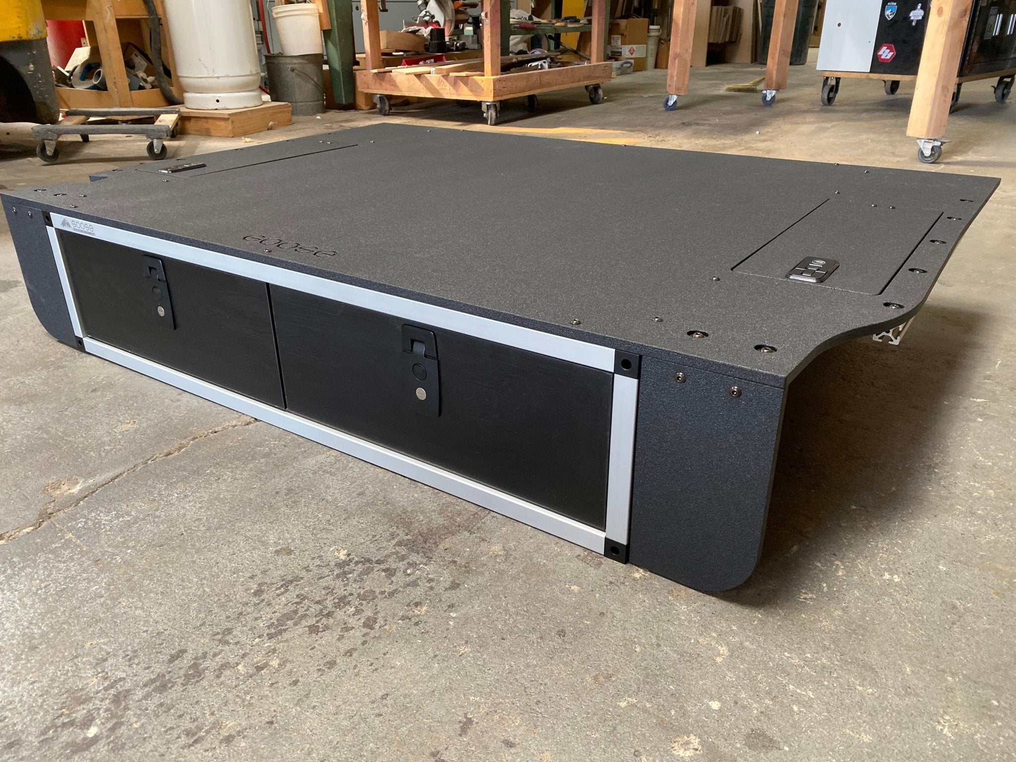 Toyota Land Cruiser 2008 - 2021 200 Series - Side x Side Drawer Module with Fitted Top Plate - Spirit of 1876 - Goose Gear