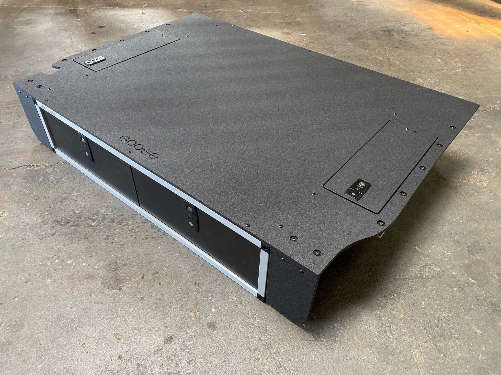 Toyota Land Cruiser 2008 - 2021 200 Series - Side x Side Drawer Module with Fitted Top Plate - Spirit of 1876 - Goose Gear