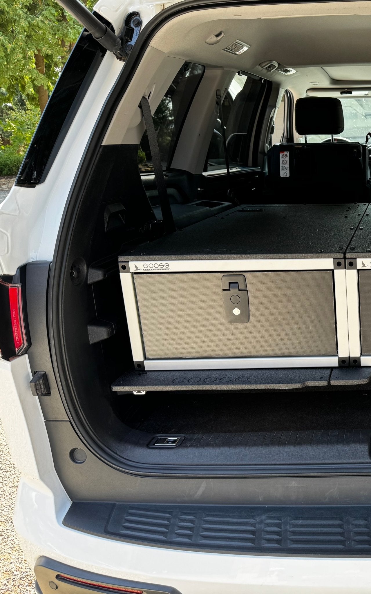 Toyota - Sequoia - 2023 - Present - 3rd Gen - Explore Series - Single Drawer - 19 - 3/16" Width x 38" Deep x 10" High - Drawer Module with Short Drawer 20" and Storage Space Behind Drawer - Spirit of 1876 - Goose Gear