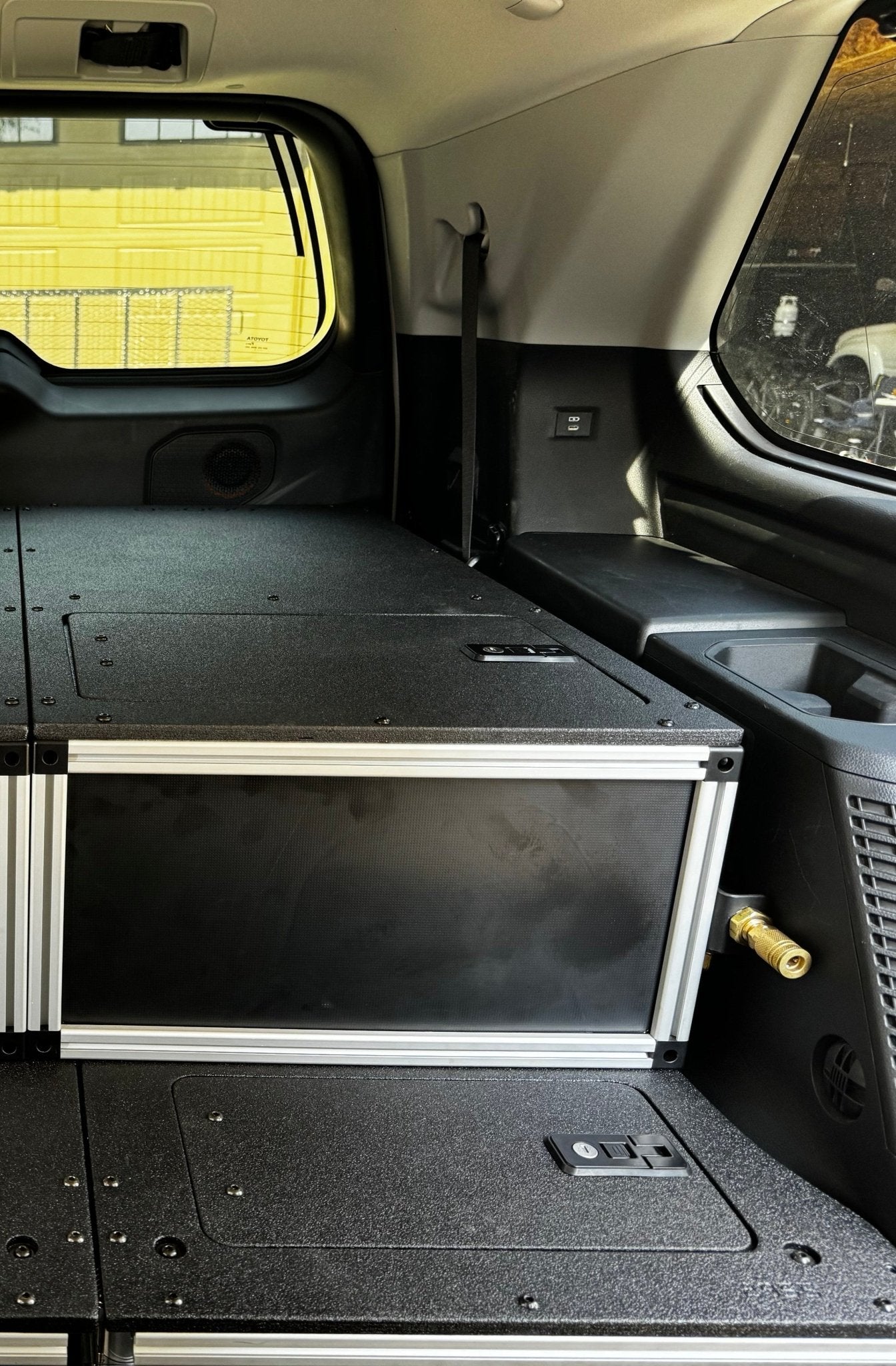 Toyota - Sequoia - 2023 - Present - 3rd Gen - Explore Series - Single Drawer - 19 - 3/16" Width x 38" Deep x 10" High - Drawer Module with Short Drawer 20" and Storage Space Behind Drawer - Spirit of 1876 - Goose Gear