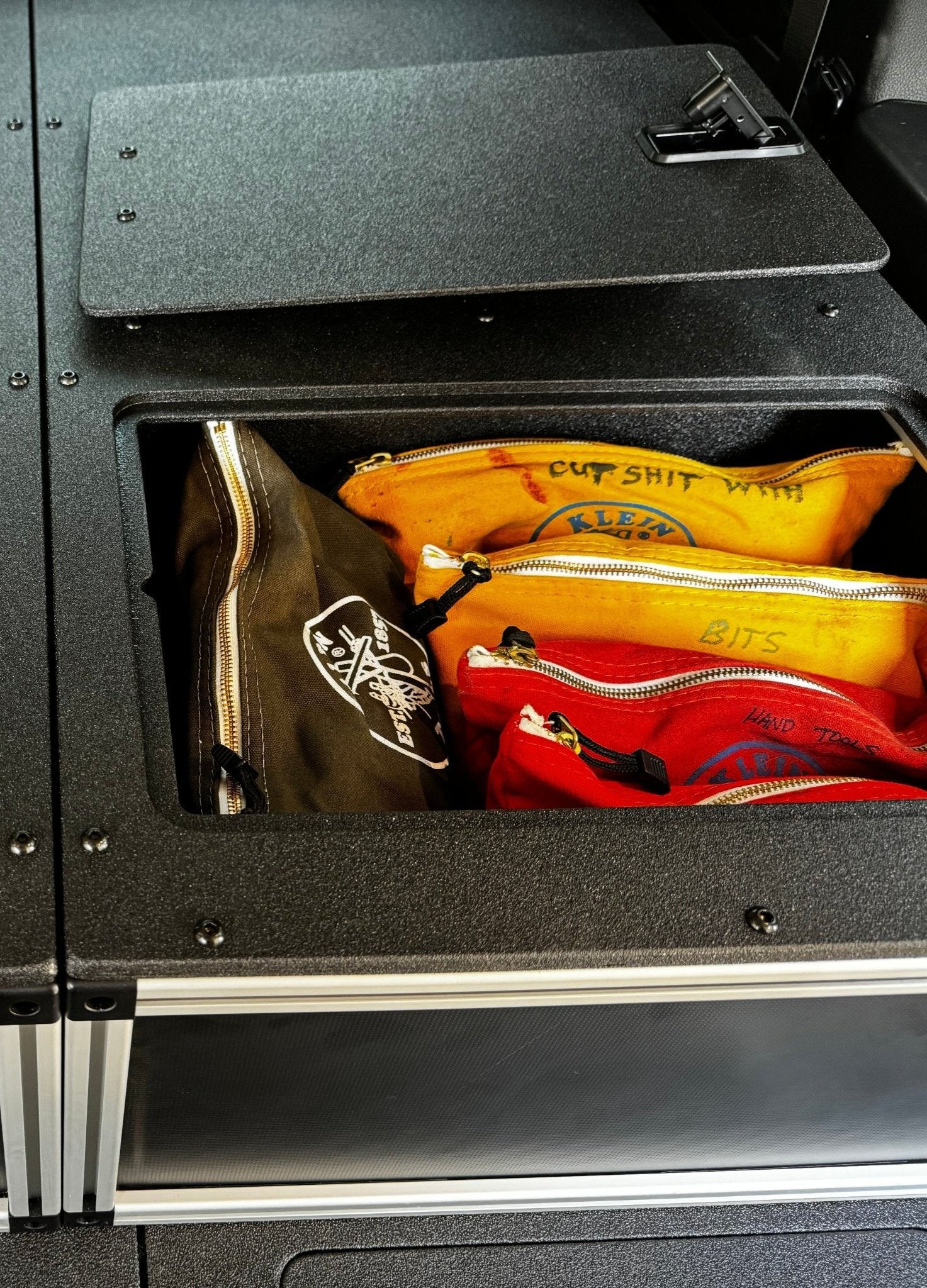 Toyota - Sequoia - 2023 - Present - 3rd Gen - Explore Series - Single Drawer - 19 - 3/16" Width x 38" Deep x 10" High - Drawer Module with Short Drawer 20" and Storage Space Behind Drawer - Spirit of 1876 - Goose Gear