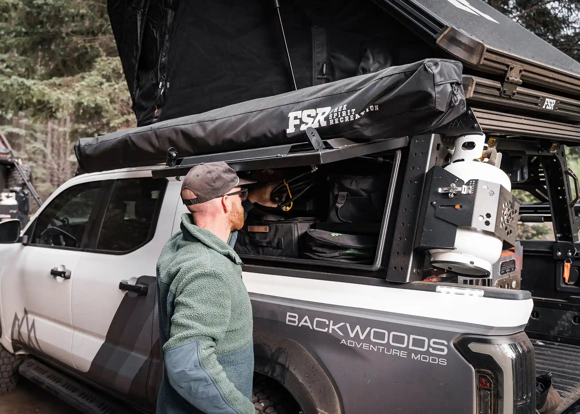 Overland Bed Rack Storage Box - Toyota Tacoma - Spirit of 1876 - Backwoods Adventure Mods
