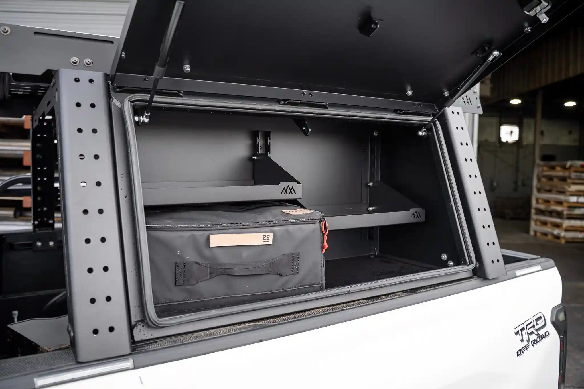 Overland Bed Rack Storage Box - Toyota Tacoma - Spirit of 1876 - Backwoods Adventure Mods